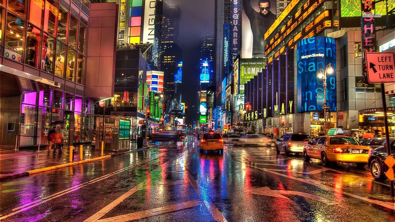 New York, Stadt, 24, Hintergrundbild, Skyline, 1370x770 HD Desktop