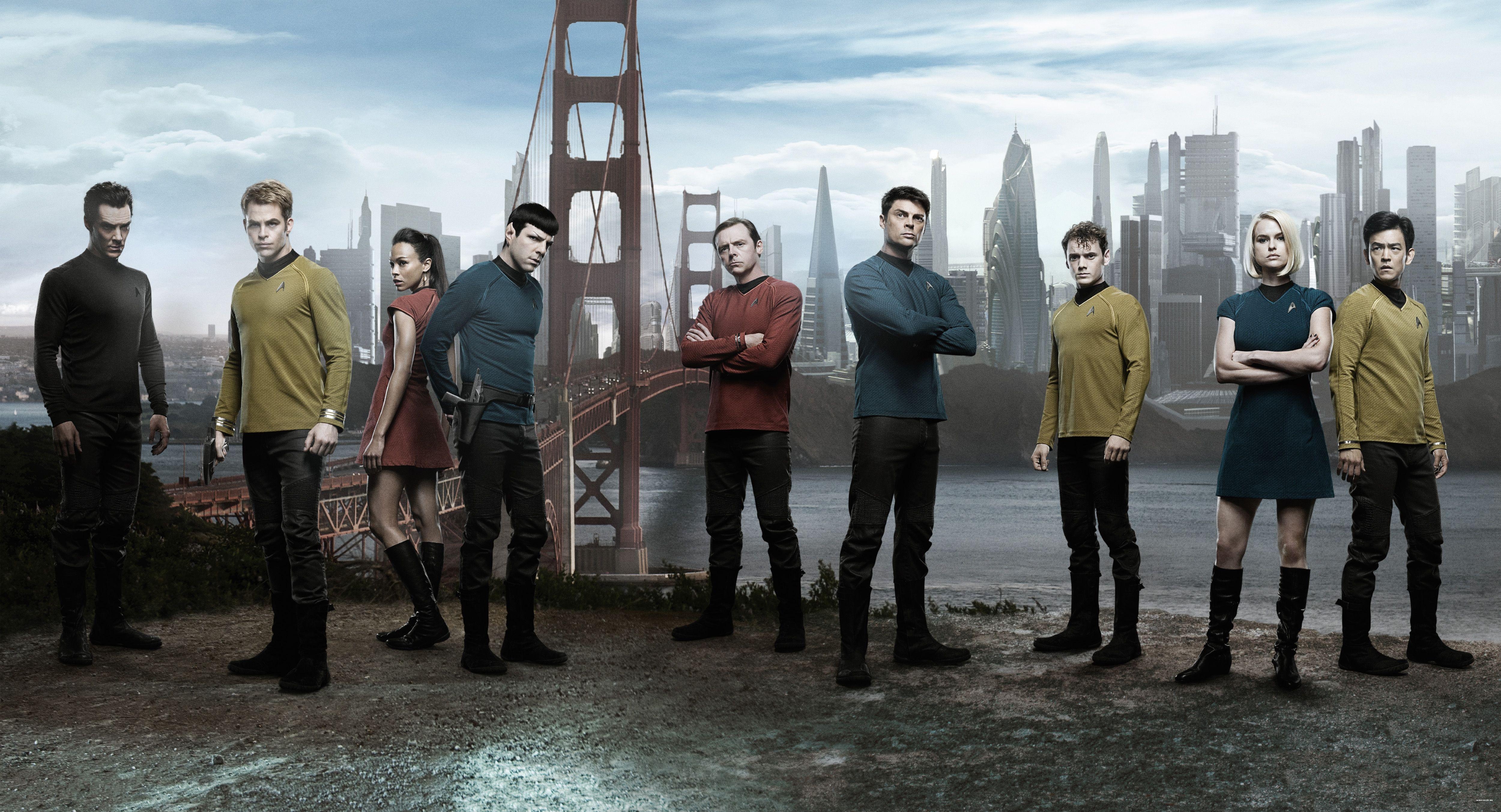 Star Trek, Dunkelheit, Chris Pine, Kirk, Quinto, 5000x2710 4K Desktop