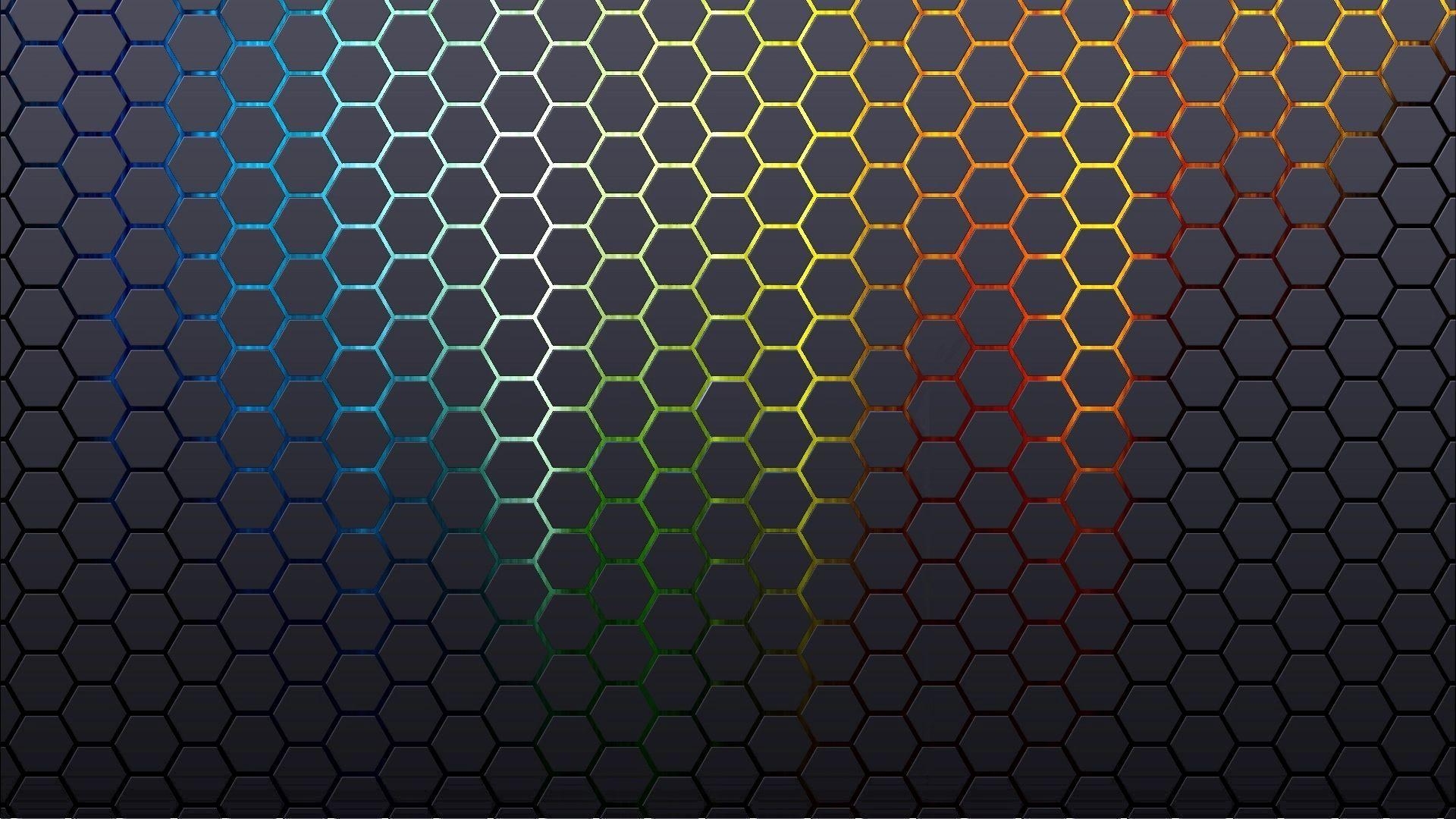 Hexagon, Waben, HD, Detailreich, Sechseck, 1920x1080 Full HD Desktop