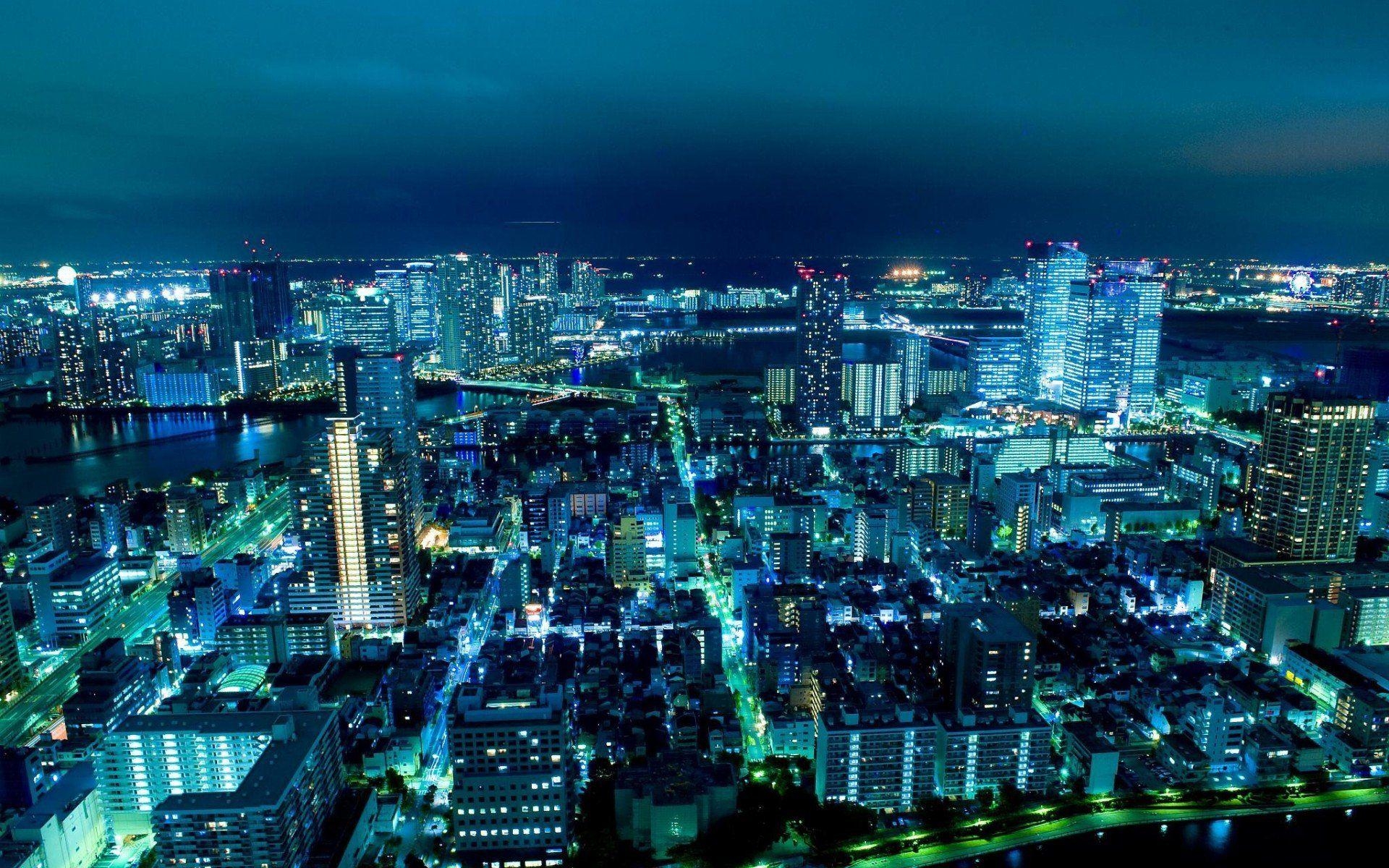 Japan Tokio, Architektur, Skyline, Asien, Reise, 1920x1200 HD Desktop