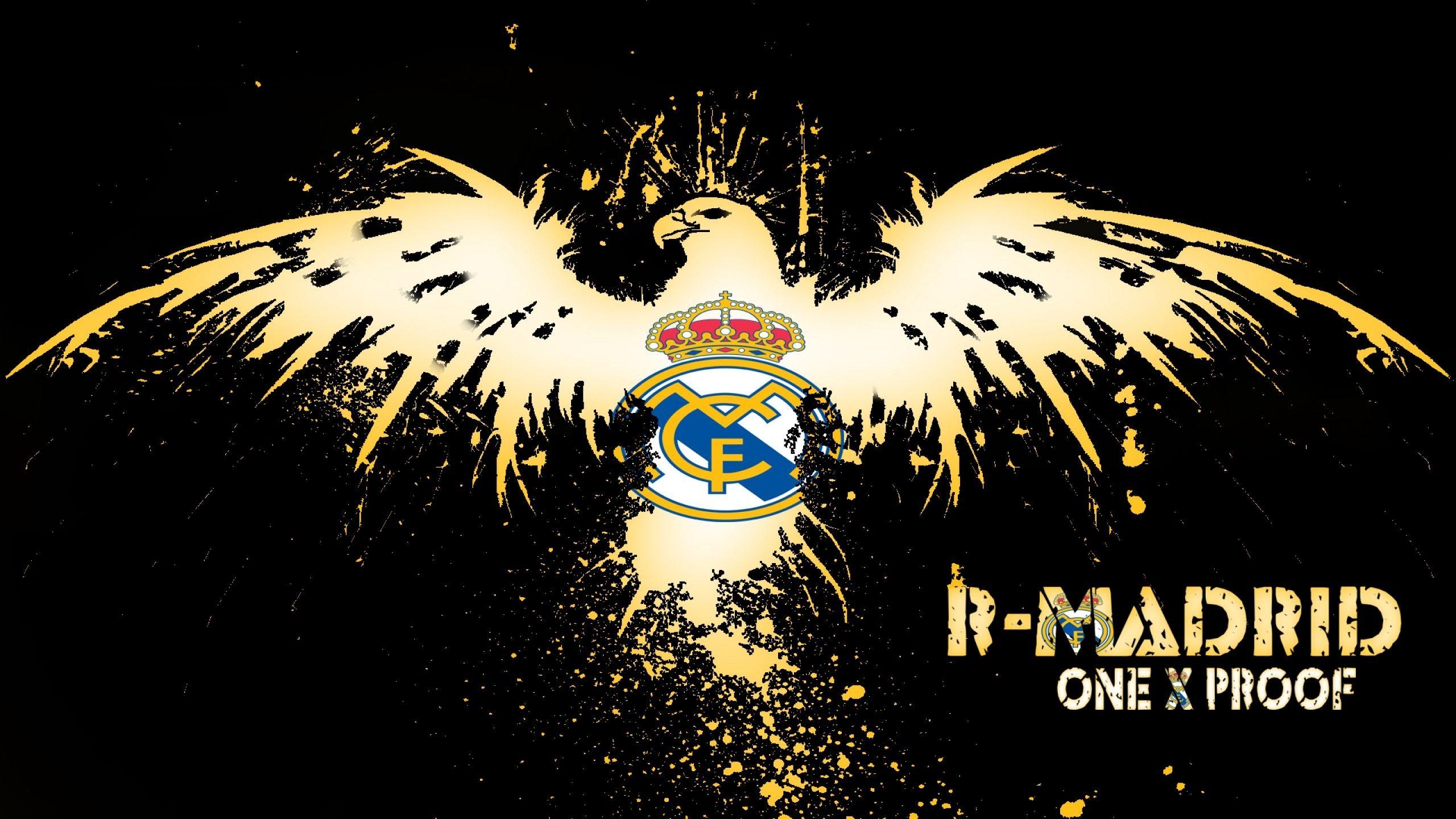 Real Madrid, Logo, Download, FC, Hintergrund, 2560x1440 HD Desktop