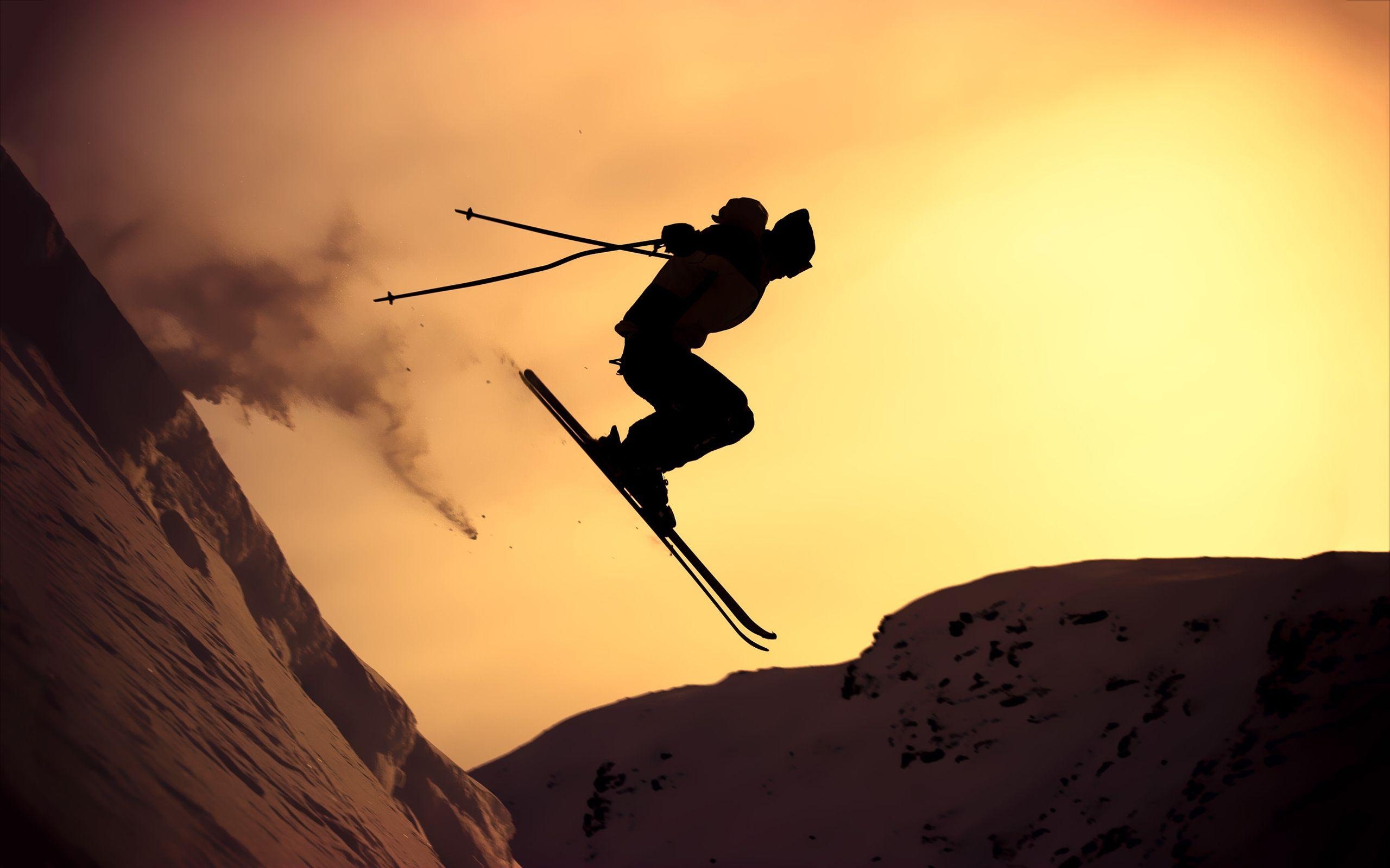 Skifahren, Live, Hintergrund, Wintersport, Berg, 2560x1600 HD Desktop