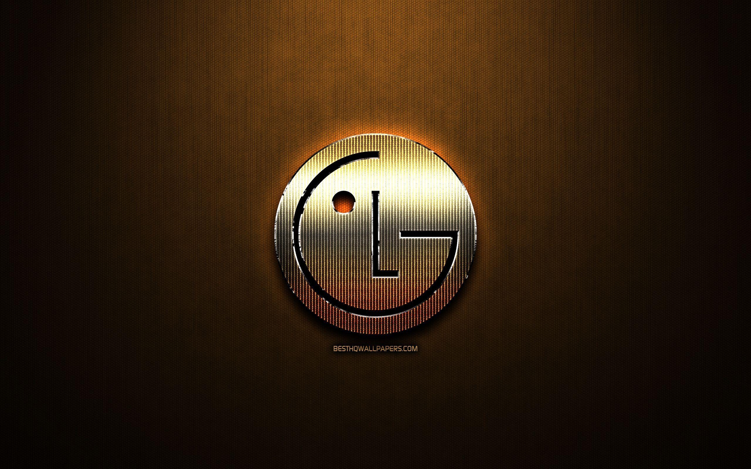 LG Logo, Glitter, edel, modern, bronzen, 2560x1600 HD Desktop