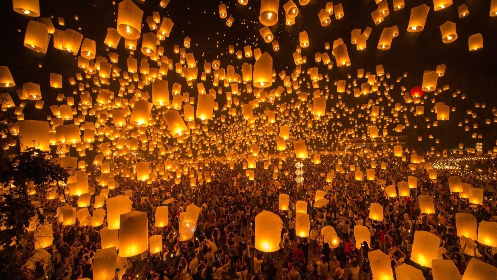 Taiwan, Laternenfest, Feiertag, Festival, Tradition, 1600x900 HD Desktop