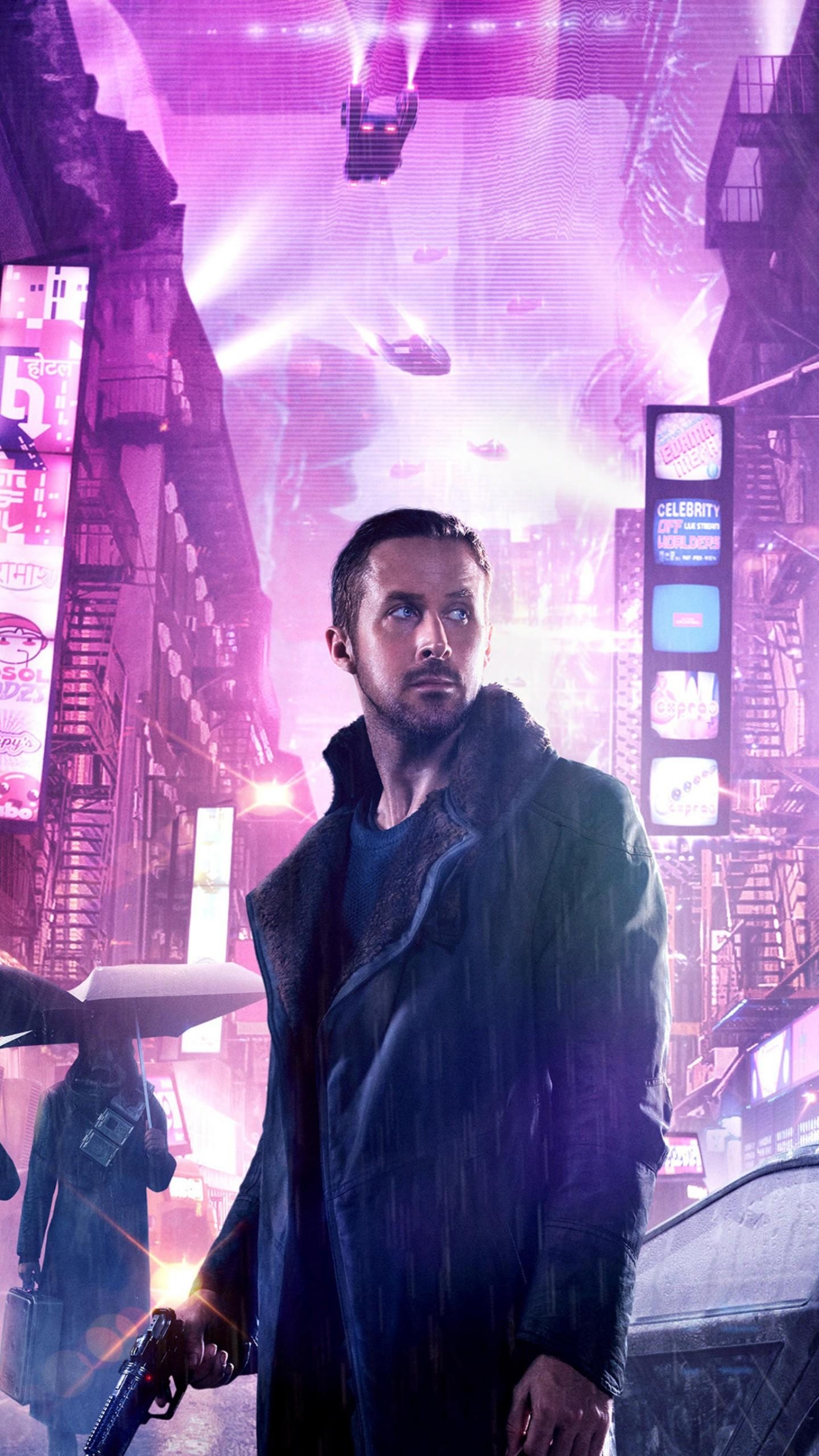 Blade Runner, Ryan Gosling, 4K, Filme, Qualität, 1440x2560 HD Handy