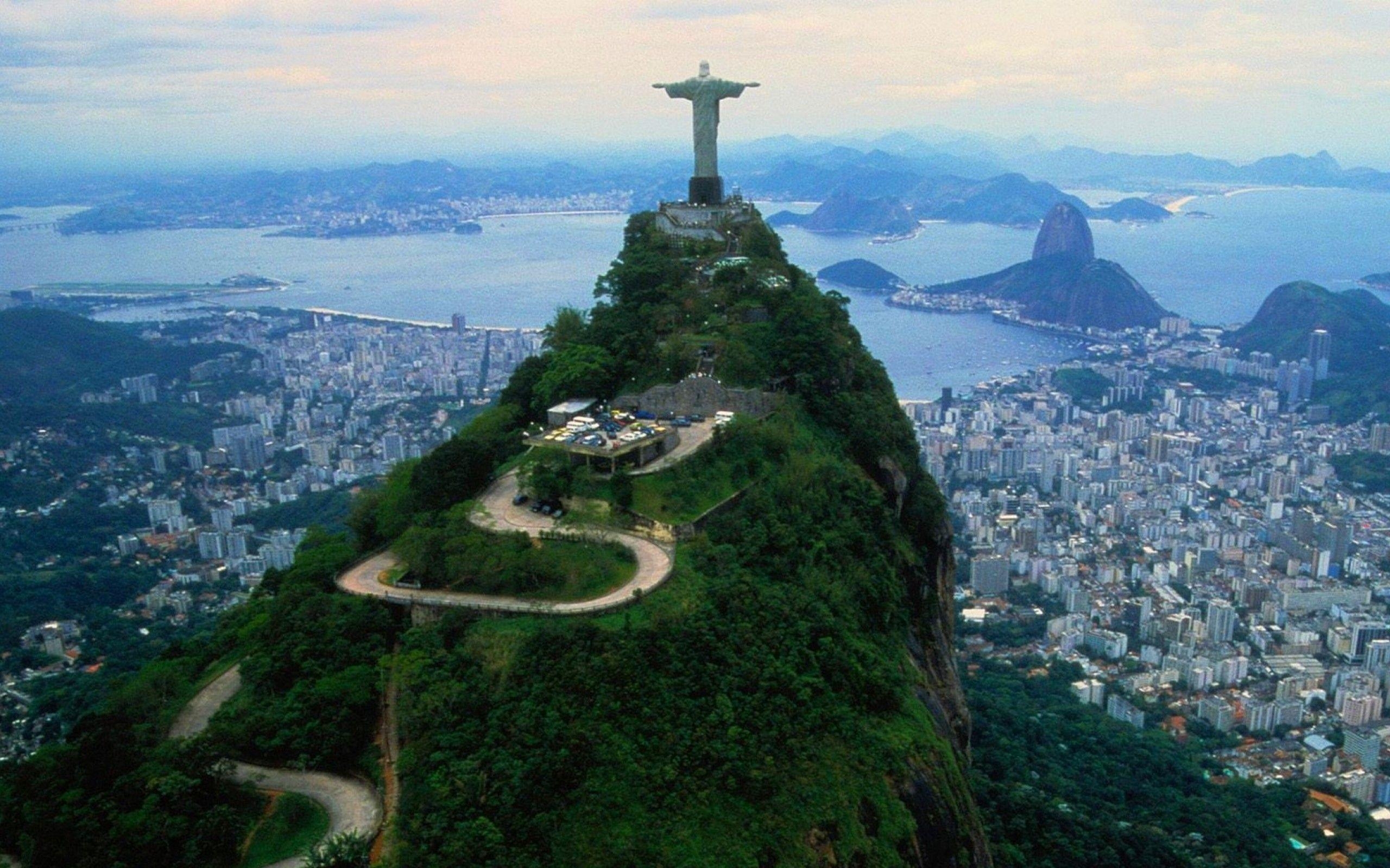 Jesusstatue, Rio, Brasilien, HD, Kultstätte, 2560x1600 HD Desktop