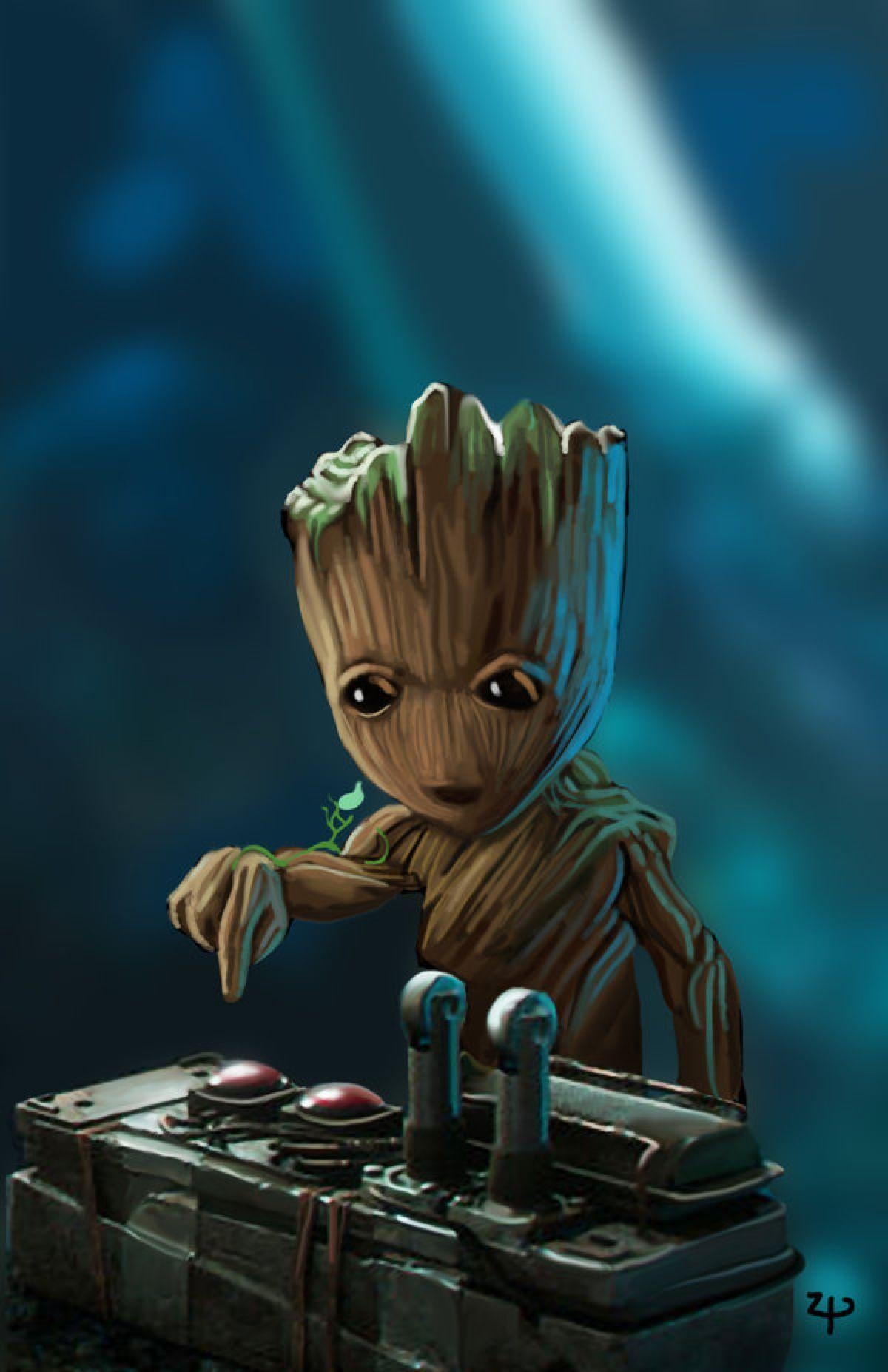 Groot, Wallpaper, Marvel, süß, HD, 1200x1860 HD Handy