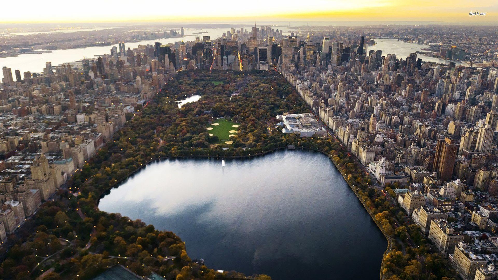 Central Park, Hintergrund, Natur, New York, Fotografie, 1920x1080 Full HD Desktop