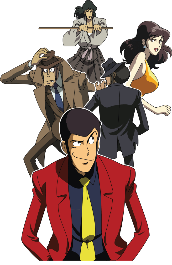 Lupin der Dritte, Anime, kostenlos, Vektor, Akebane, 730x1110 HD Handy