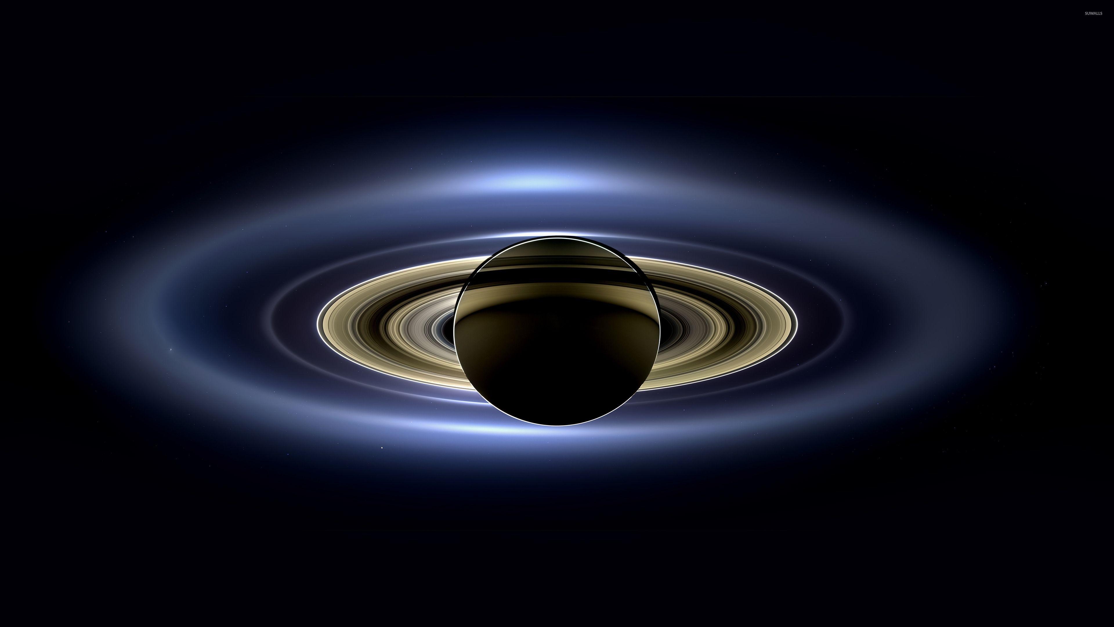 Saturn, Weltraum, Saturnringe, Planeten, 3D Bild, 3840x2160 4K Desktop