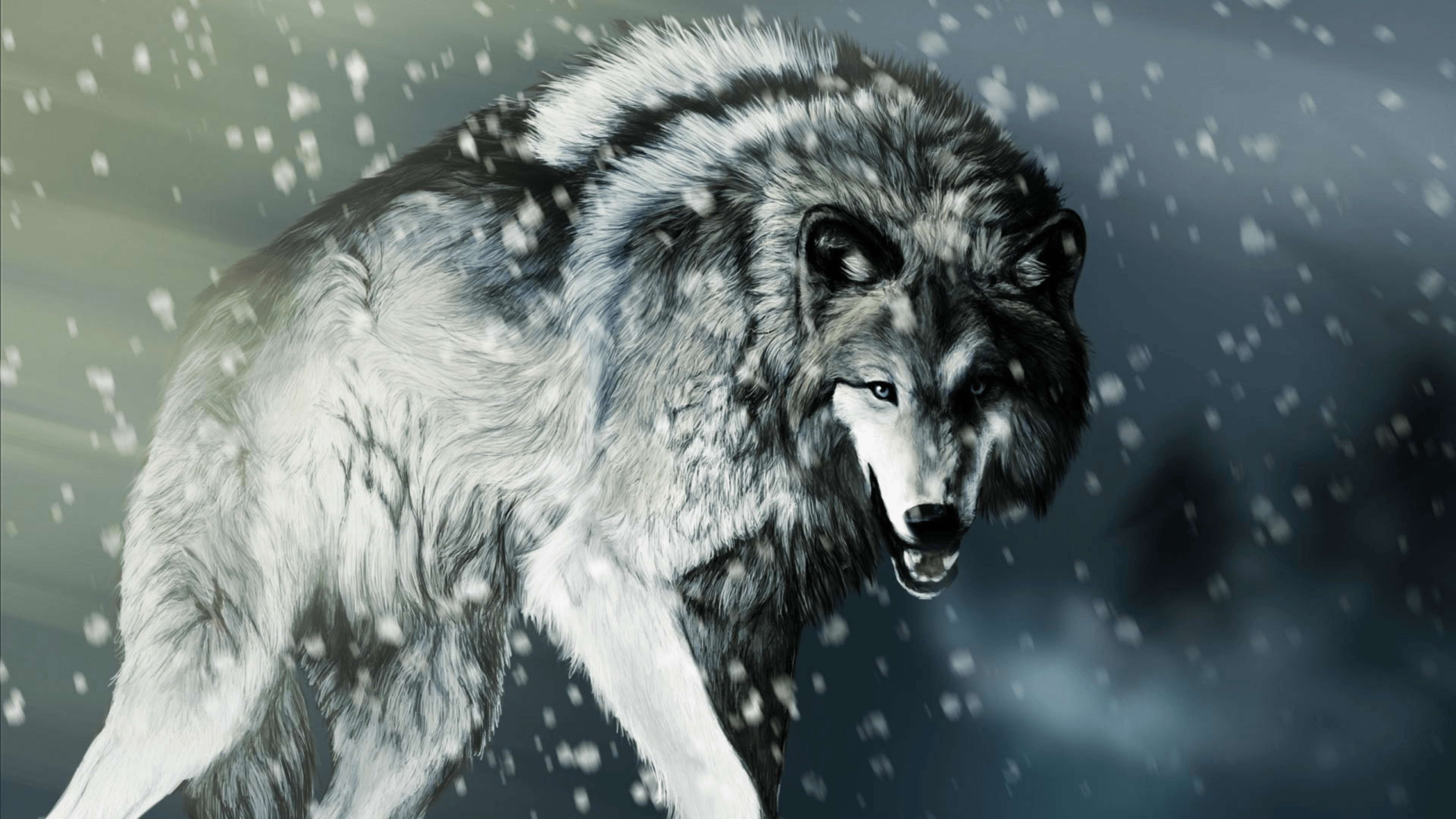 4K Ultra HD, Wolf, Hintergrund, Bild, Natur, 3840x2160 4K Desktop