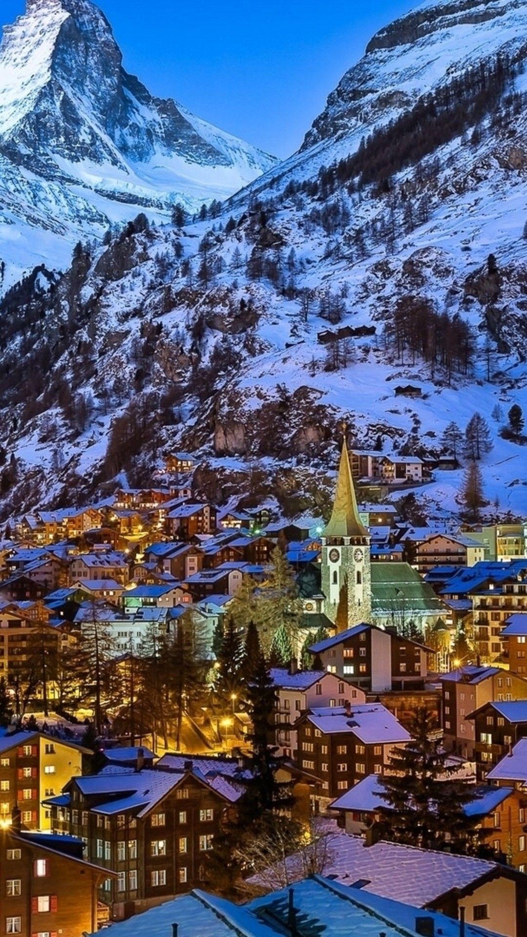 Winter, Zermatt, Schöne, Schweiz, Fotografie, 1080x1920 Full HD Handy