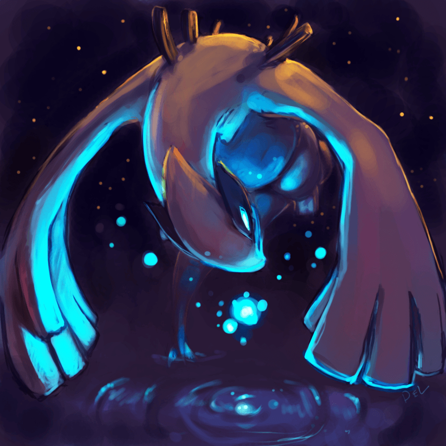 Lugiaemon, Anime Bild, Lugia, Kunstwerk, Seite, 900x900 HD Handy