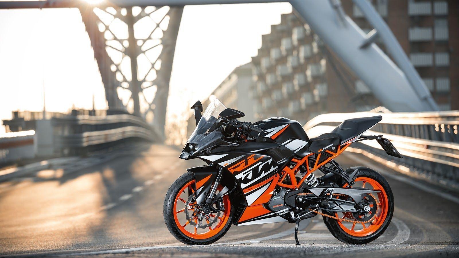 KTM, RC 200, Motorrad, HD, Wallpaper, 1600x900 HD Desktop