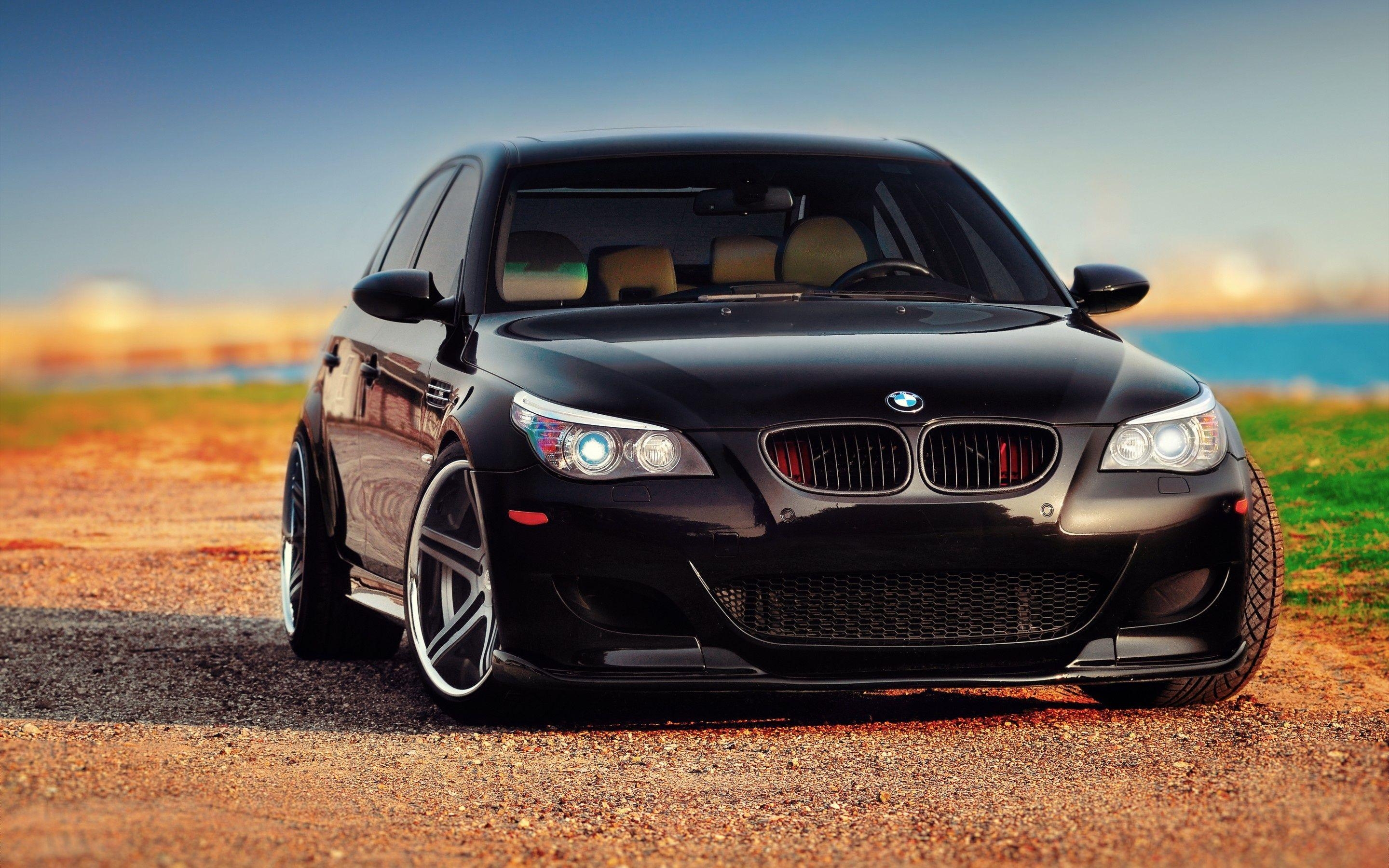 BMW M5 E60, Schwarz, Tuning, kostenlos, Download, 2880x1800 HD Desktop