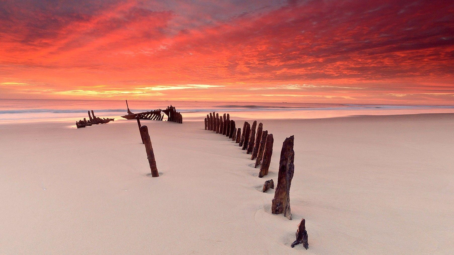 Long Beach, Sommer, Sonnenlicht, Strand, Luft, 1810x1020 HD Desktop