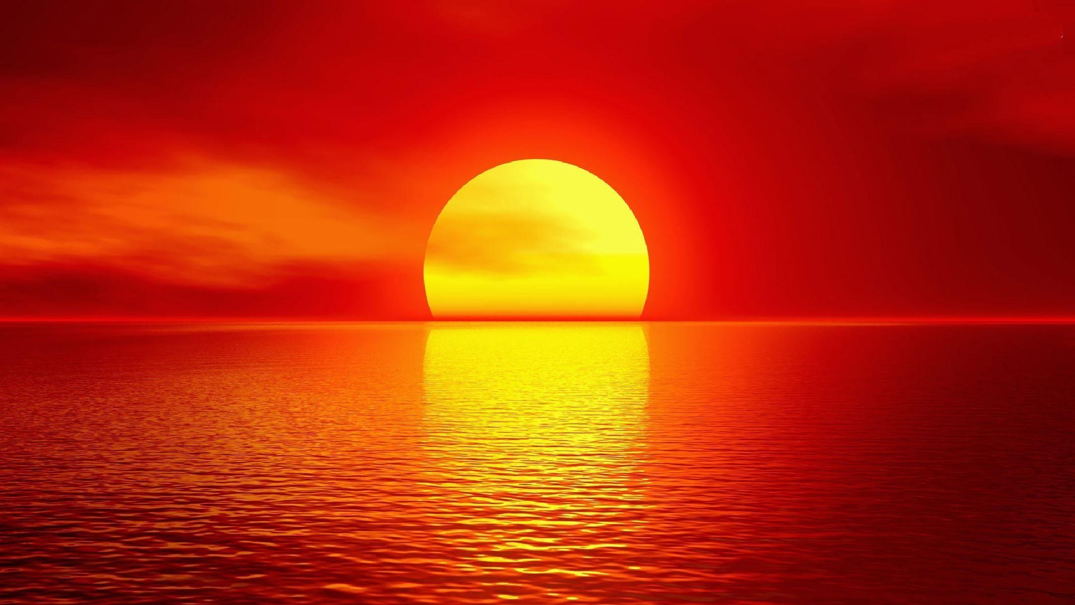 Roter Sonnenuntergang, Erstaunlich, HD, Frei, Herunterladen, 2140x1200 HD Desktop