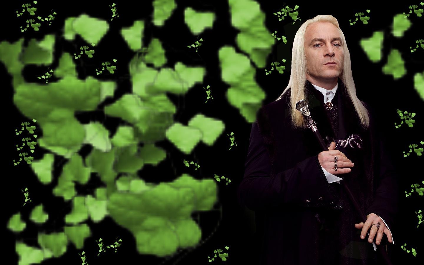 Lucius Malfoy, Antagonist, Zauberwelt, Schloss, Dunkelheit, 1440x900 HD Desktop