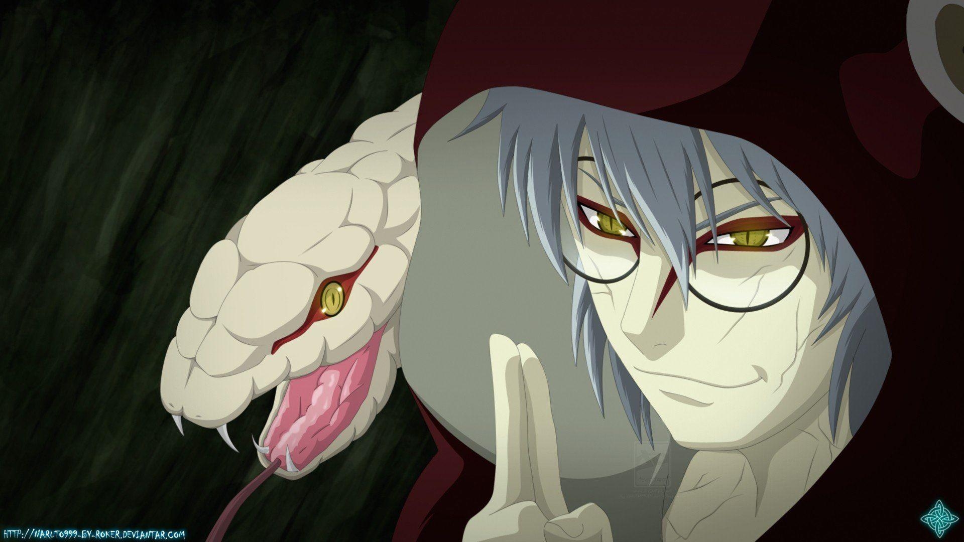 Kabuto Yakushi, Naruto, Schlangen, Anime, Bösewichte, 1920x1080 Full HD Desktop