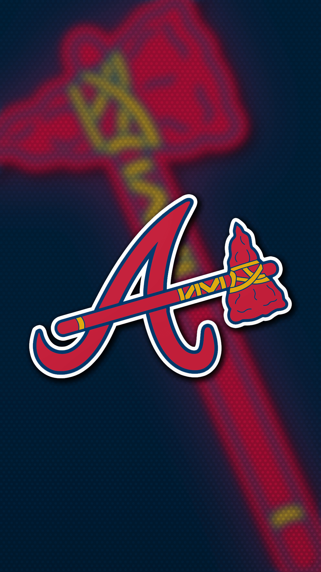 Atlanta Braves, Logo, Baseball, Team, Identität, 1080x1920 Full HD Handy