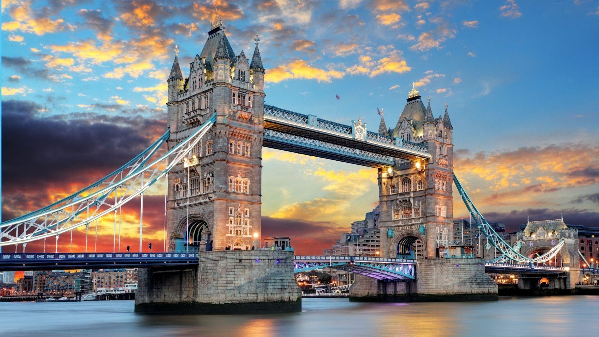 London, Tower Bridge, HD, Brücke, Stadt, 1920x1080 Full HD Desktop