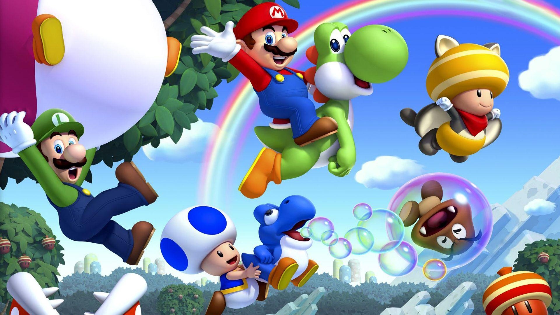 Super Mario Bros, New Mario, U-HD, Gaming, 1920x1080 Full HD Desktop