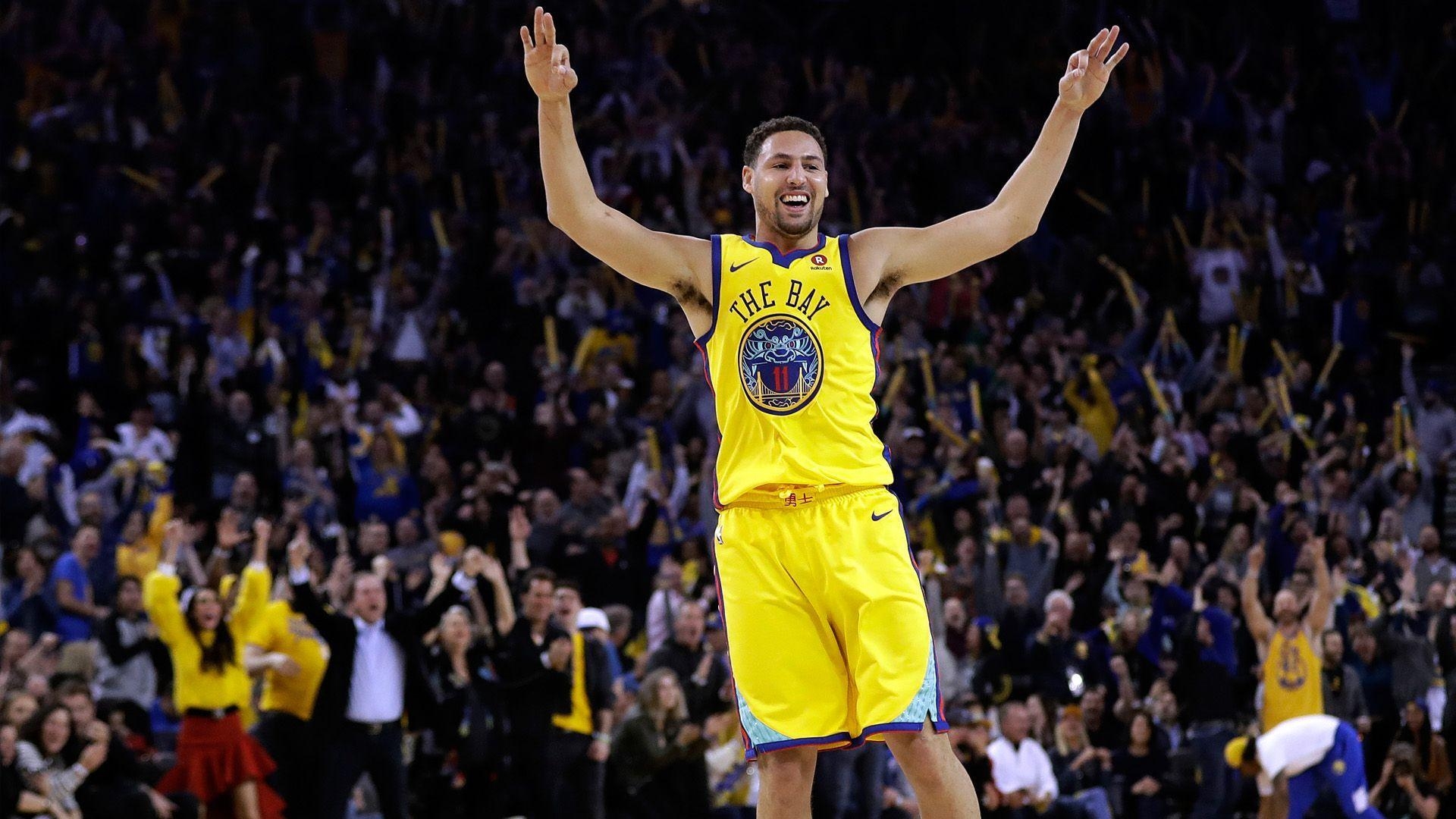 Klay Thompson, Warriors, Hintergrund, 341px, Tapete, 1920x1080 Full HD Desktop