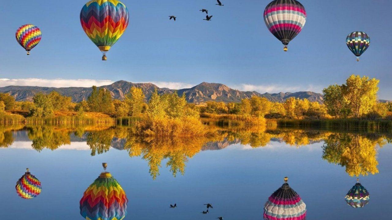 Kappadokien, Heißluftballons, Reflektionen, Breites HD, Schöne, 1280x720 HD Desktop