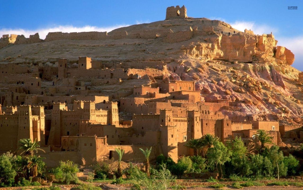 Kasbah Ruinen, Marokkanisches Kulturerbe, Alte Festungen, Maghrebinische Geschichte, 1280x810 HD Desktop