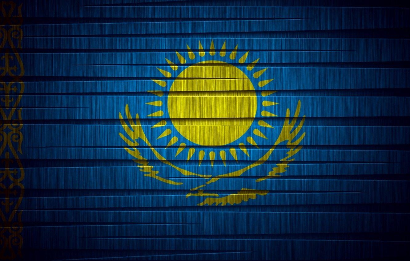 Sonne, Flagge, Kasachstan, Flaggenbild, Symbol, 1340x850 HD Desktop