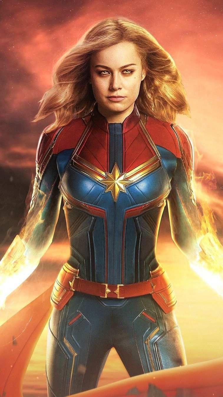 Captain Marvel, Brie Larson, Kräfte, 2020, Marvel, 760x1350 HD Handy