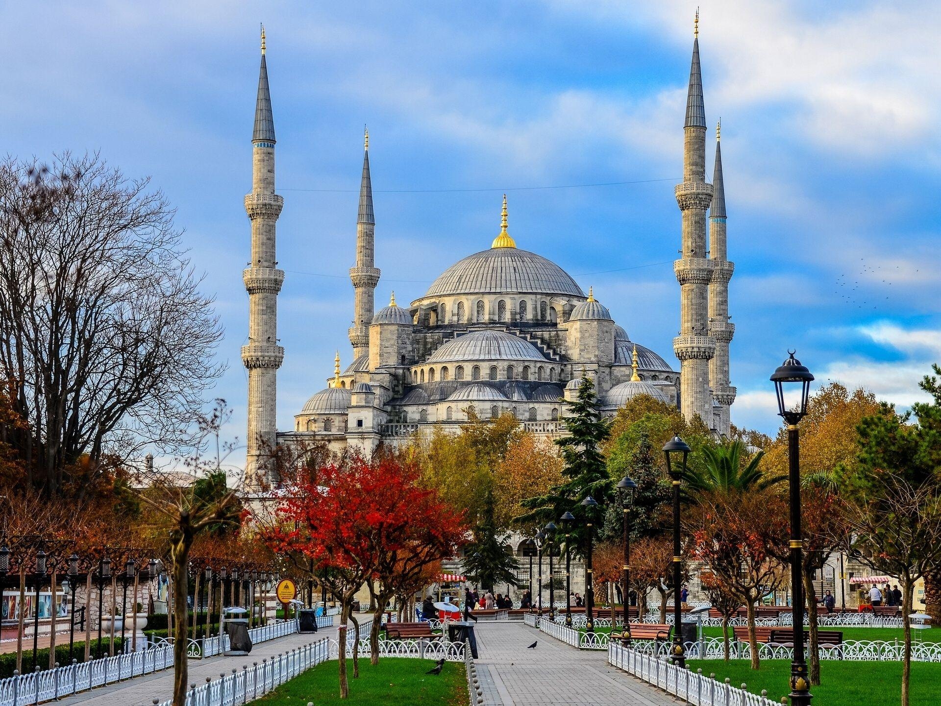 Blaue Moschee, Sultan Ahmed, Istanbul, Türkei, Reisen, 1920x1450 HD Desktop