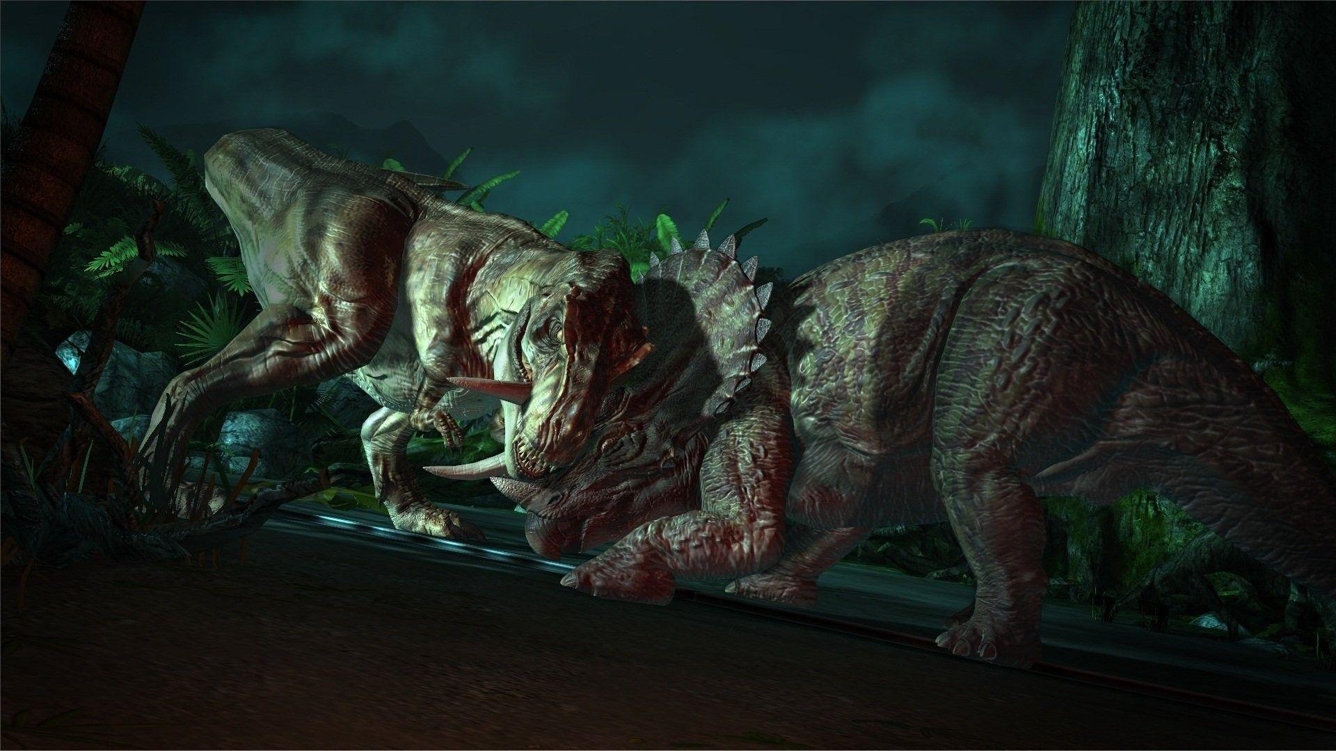 Dinosaurier, Triceratops, T-Rex, Jurazeit, Schönes Bild, 1920x1080 Full HD Desktop