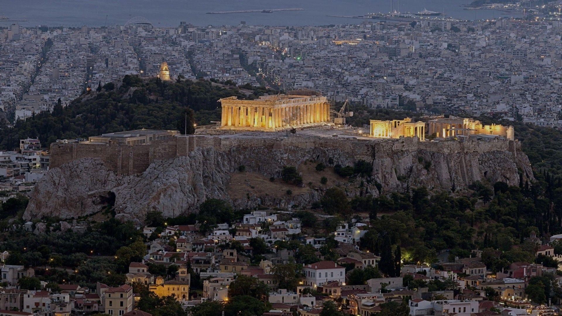 Athen Hintergrundbild, PC, Athener Sehenswürdigkeiten, 1920x1080 Full HD Desktop