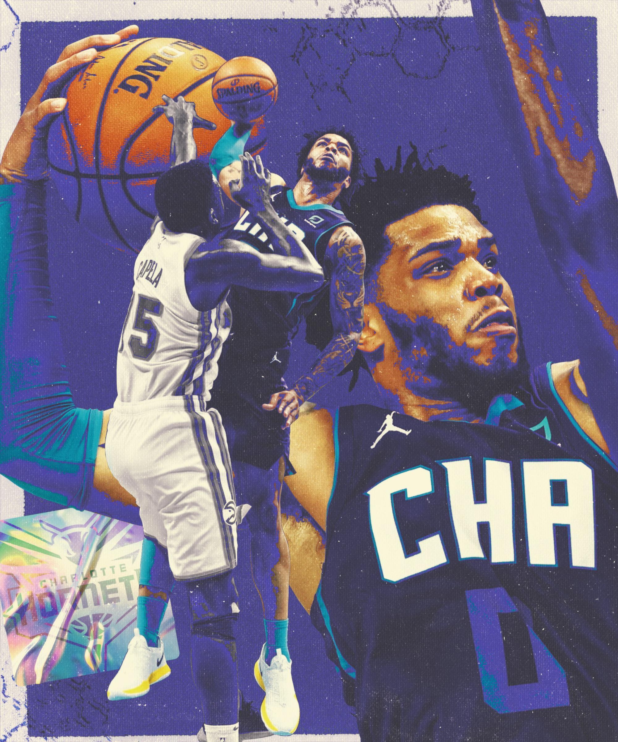 Miles Bridges, Basketball, Sportikone, Hornets, NBA, 2000x2400 HD Handy