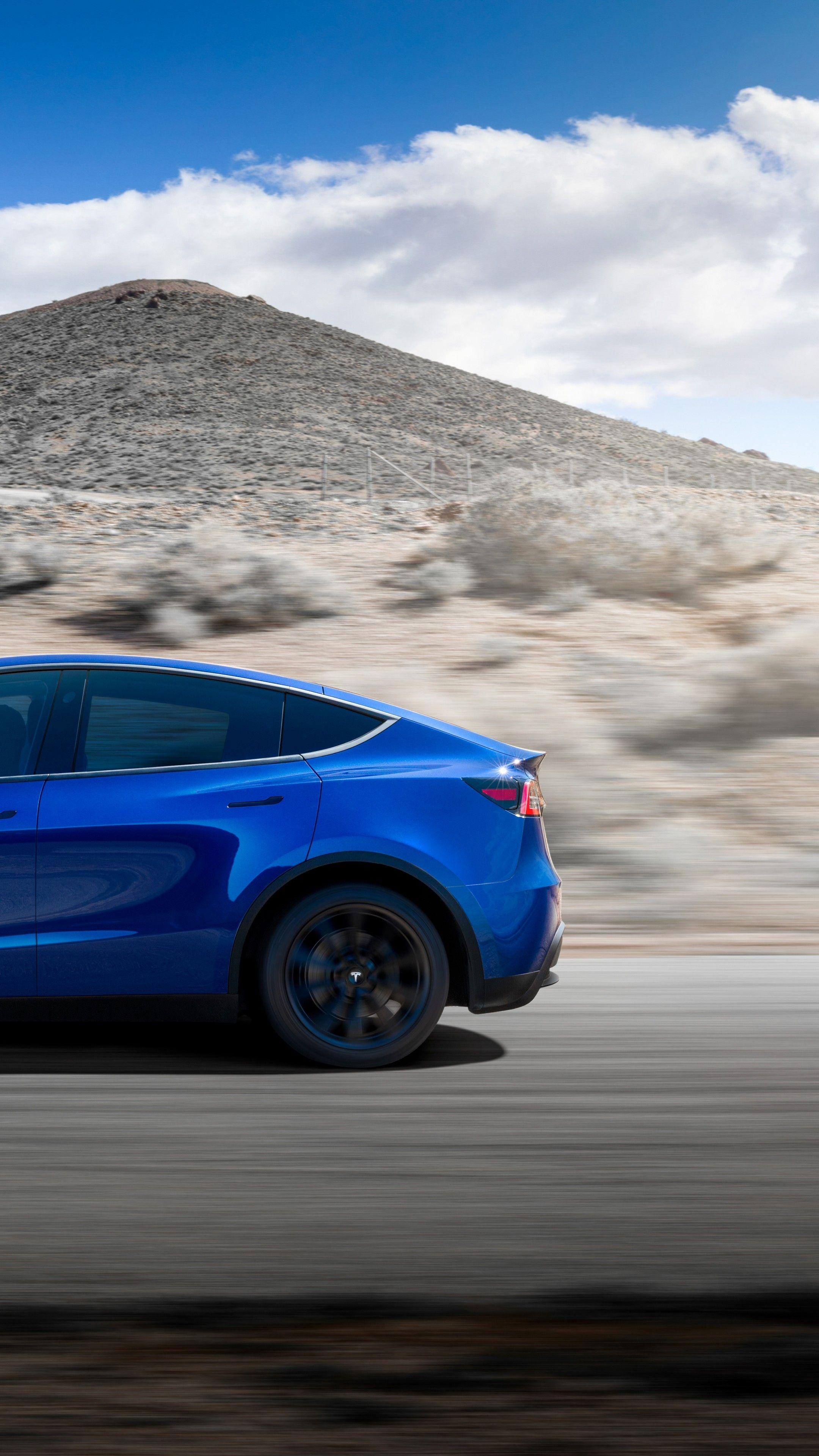 Tesla Model Y, Elektro SUV, 8K Autos, 2020, 2160x3840 4K Handy