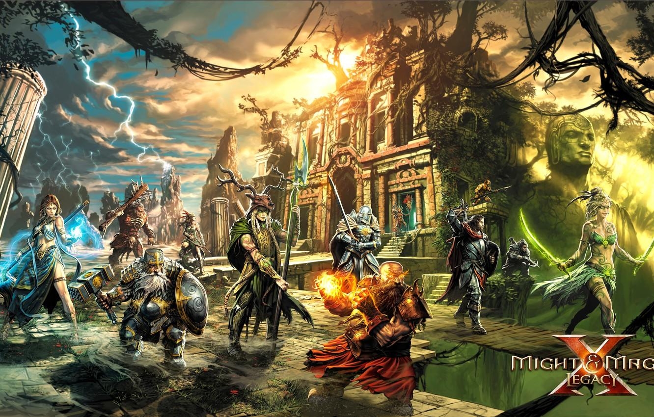 Helden, Might and Magic X, Legacy, Desktop, Charaktere, 1340x850 HD Desktop