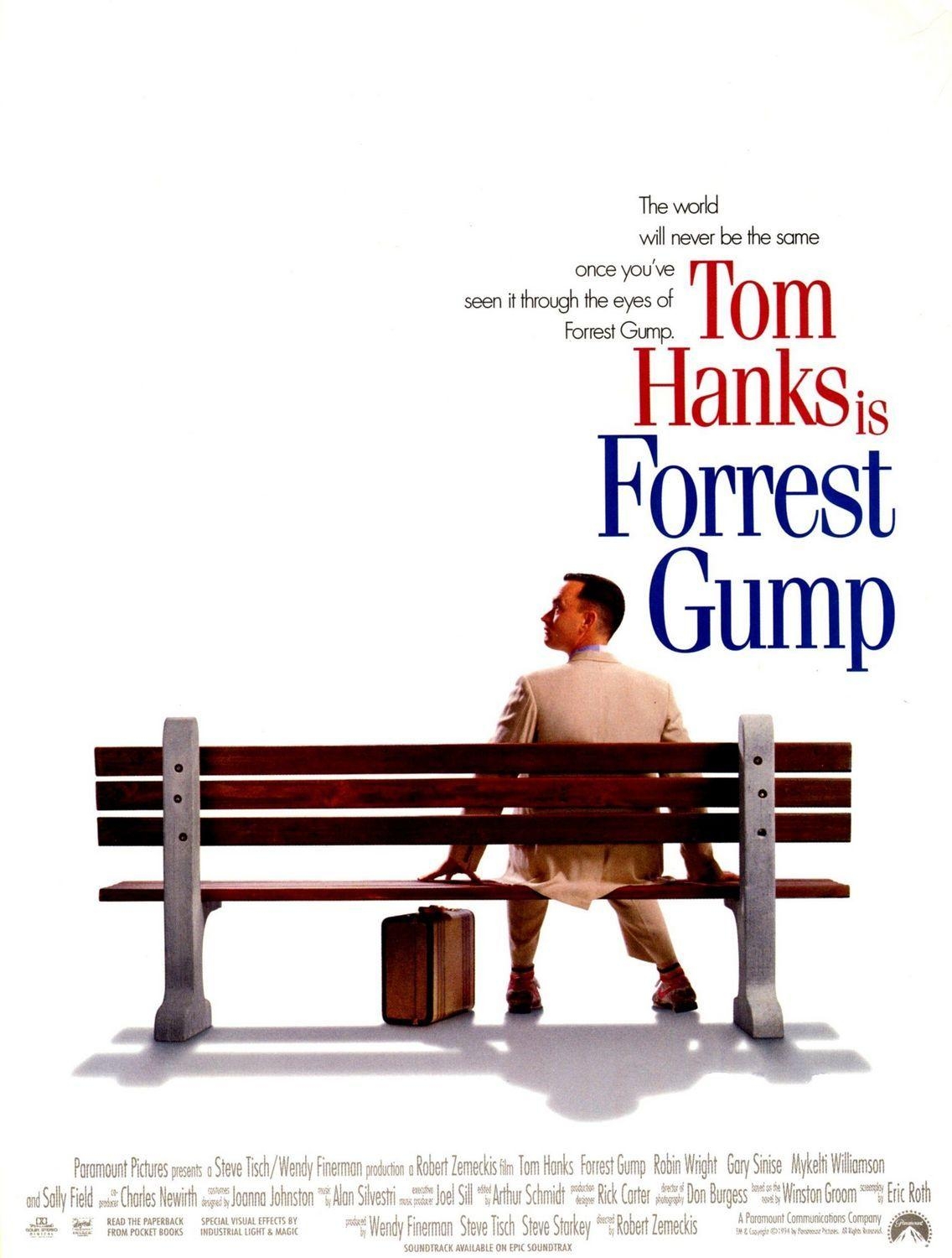 Forrest Gump, Klassiker, Drama, Tom Hanks, Film, 1140x1500 HD Handy