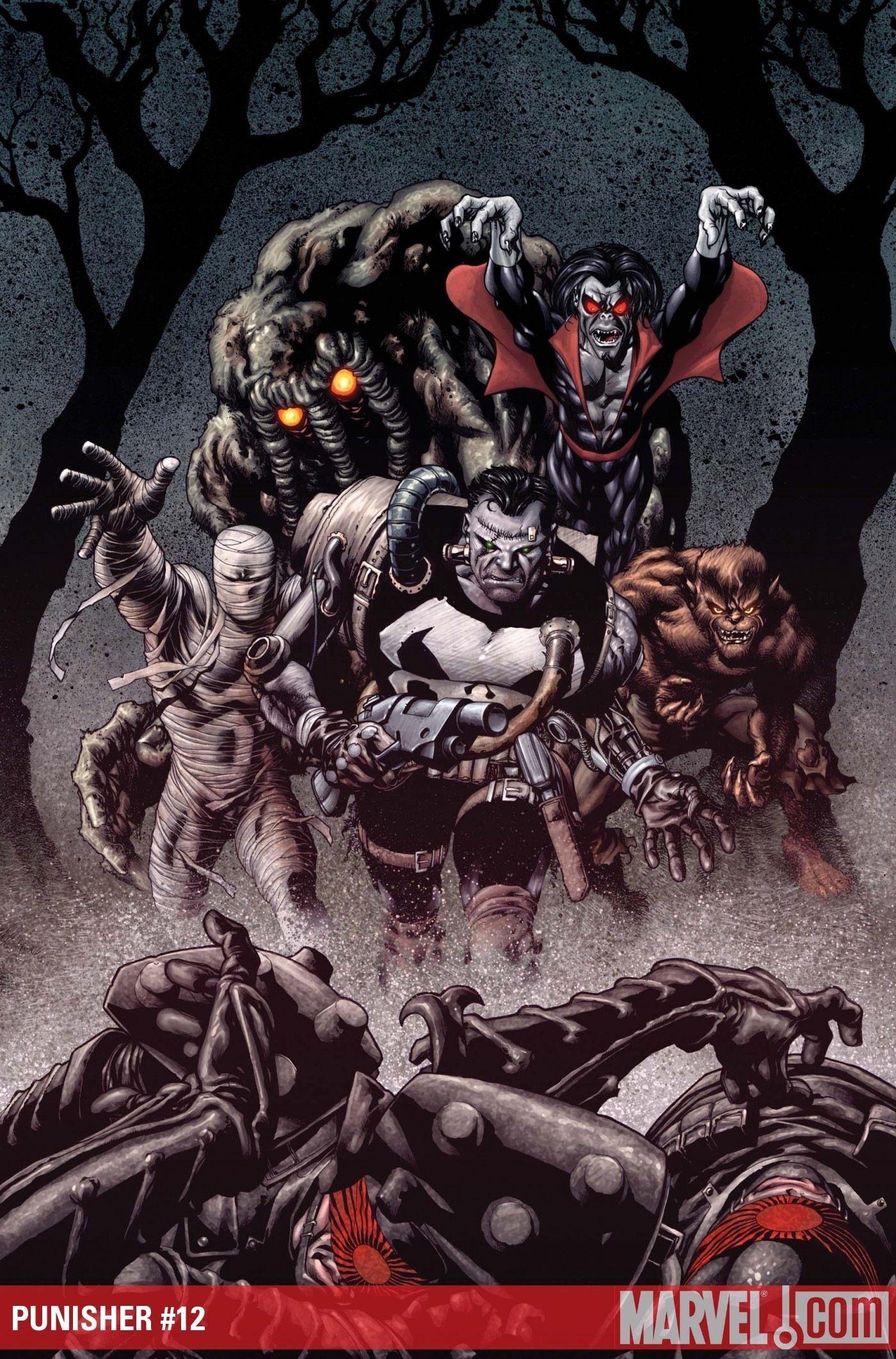 Morbius, Punisher, lebende Mumie, Marvel, Werwolf, 1400x2130 HD Handy