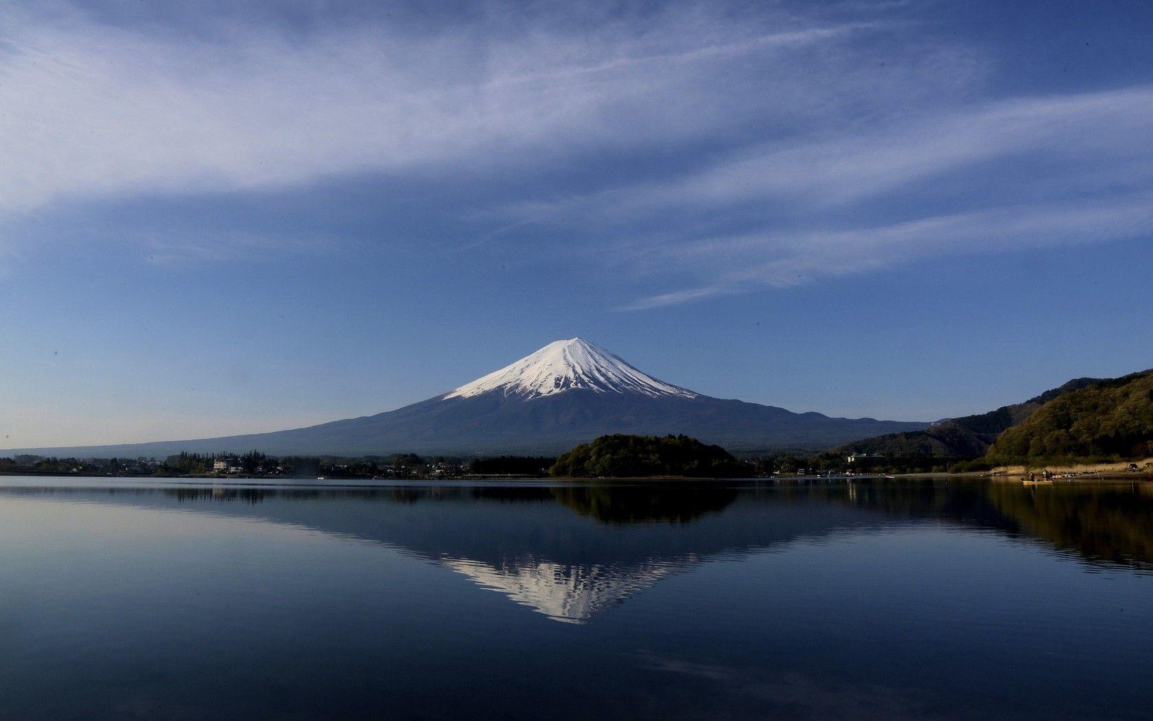 Berg Fuji, Japan, Vulkan, Natur, Reisen, 1680x1050 HD Desktop