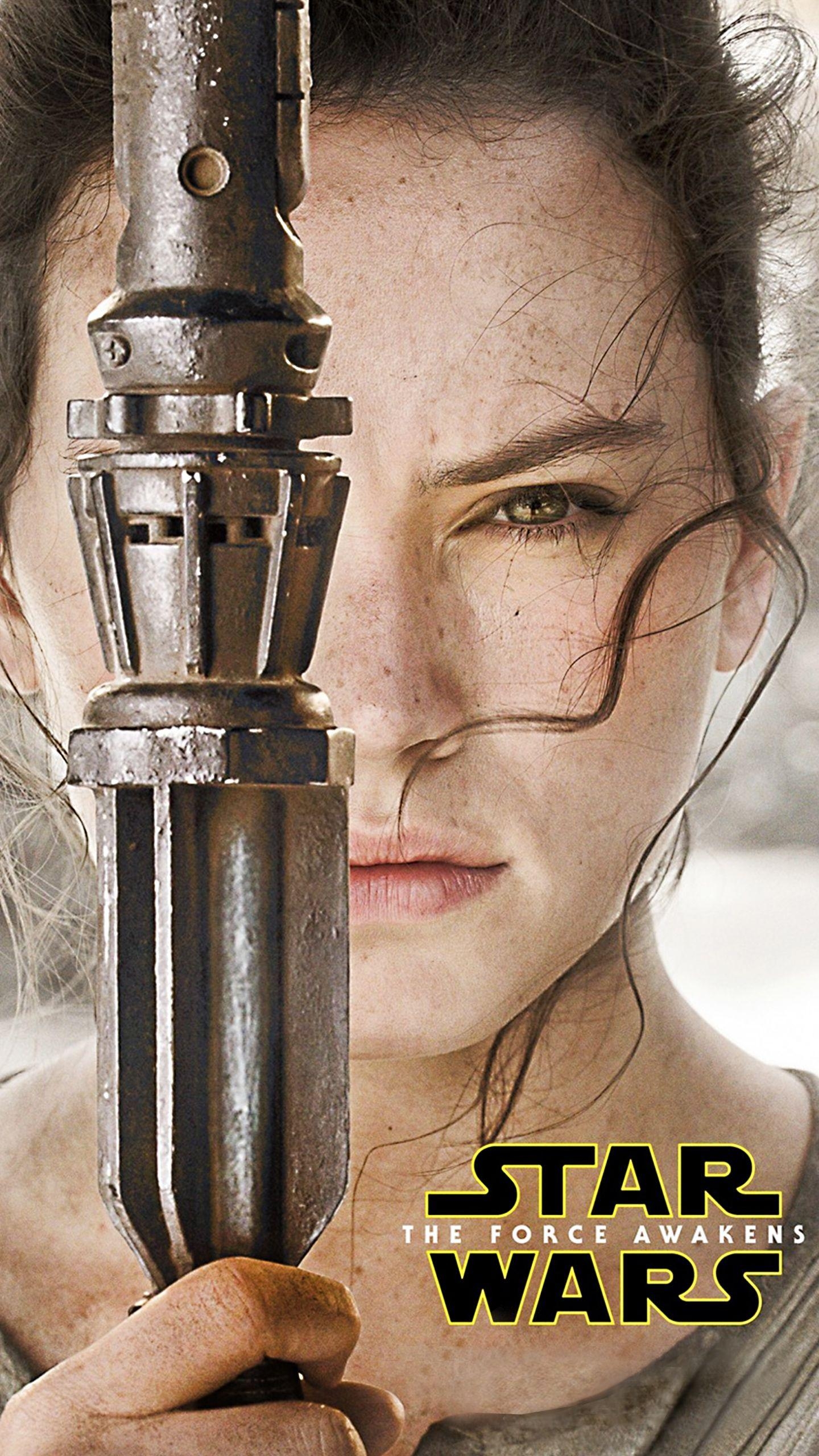 Rey, Star Wars, Erwachen, Smartphone, Wallpaper, 1440x2560 HD Handy