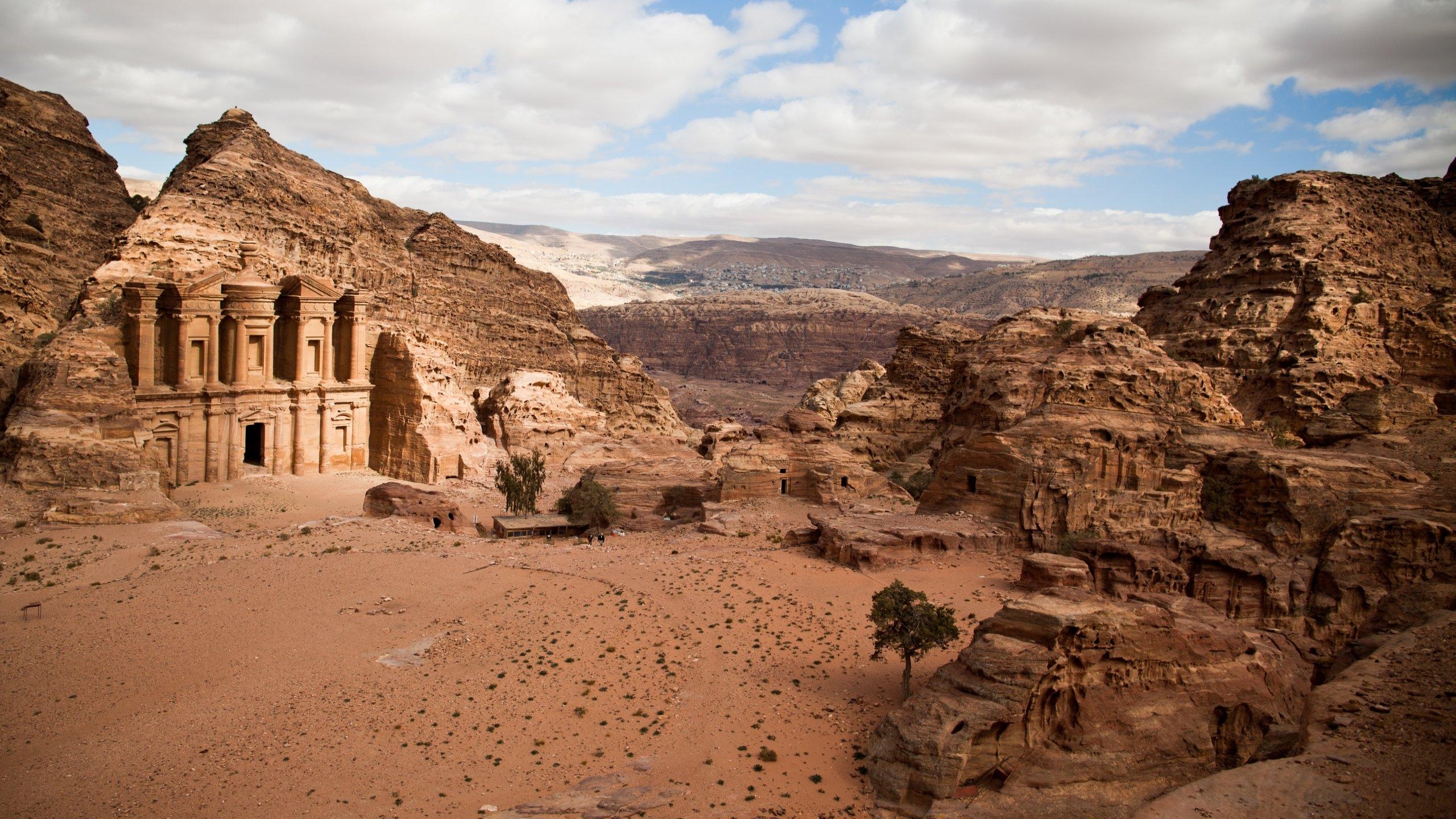 Petra Jordan, Desktop, Hintergrundbild, Antike, 2560x1440 HD Desktop