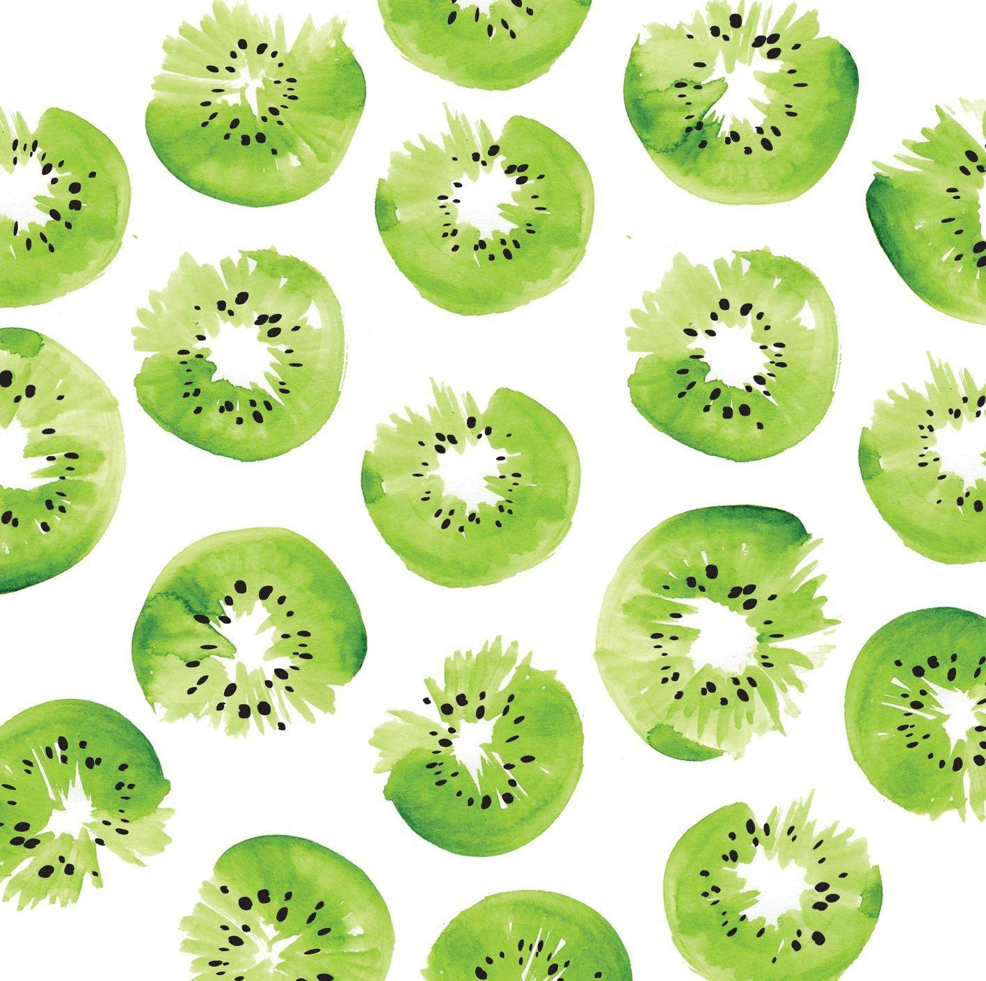 Kunst, Kiwi, Muster, Bild, Frucht, 1420x1410 HD Desktop