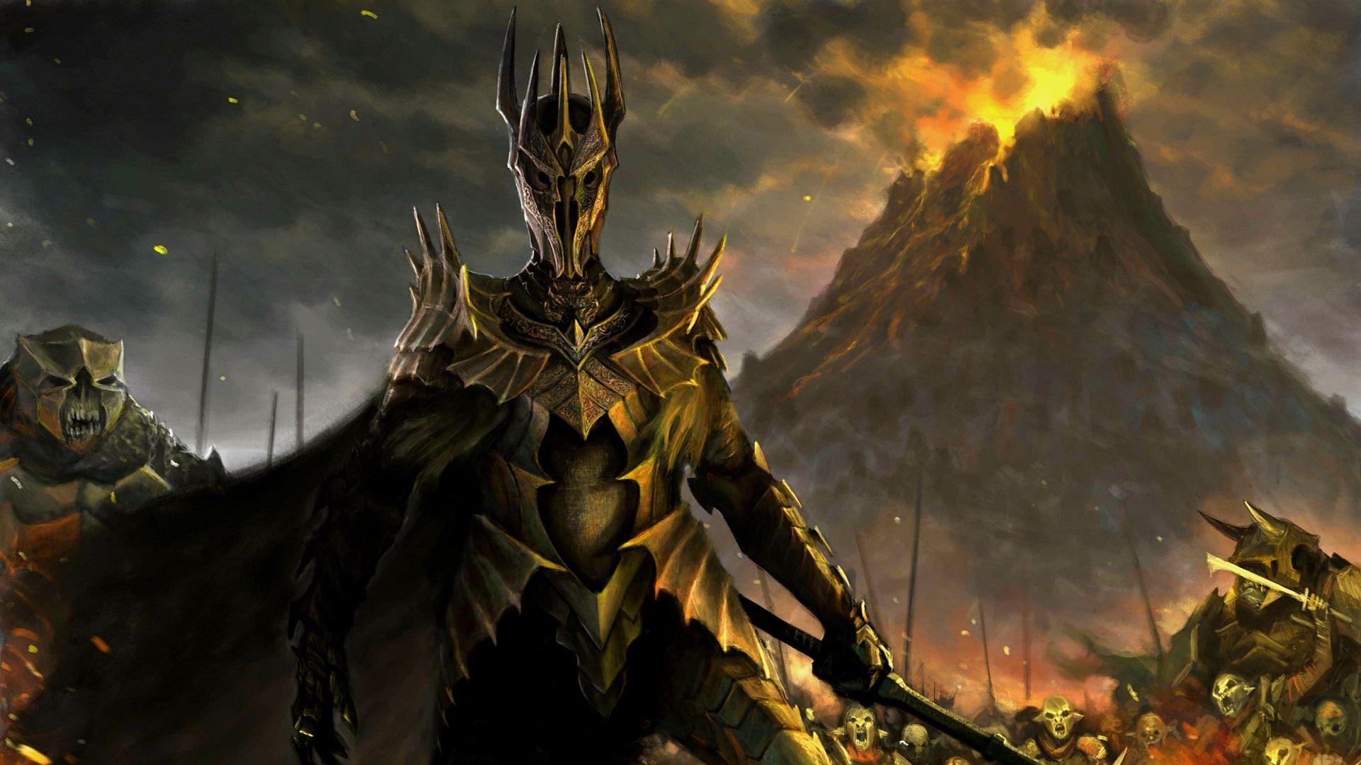 Herr der Ringe, Kunstwerk, Buch, Sauron, Magie, 1920x1080 Full HD Desktop