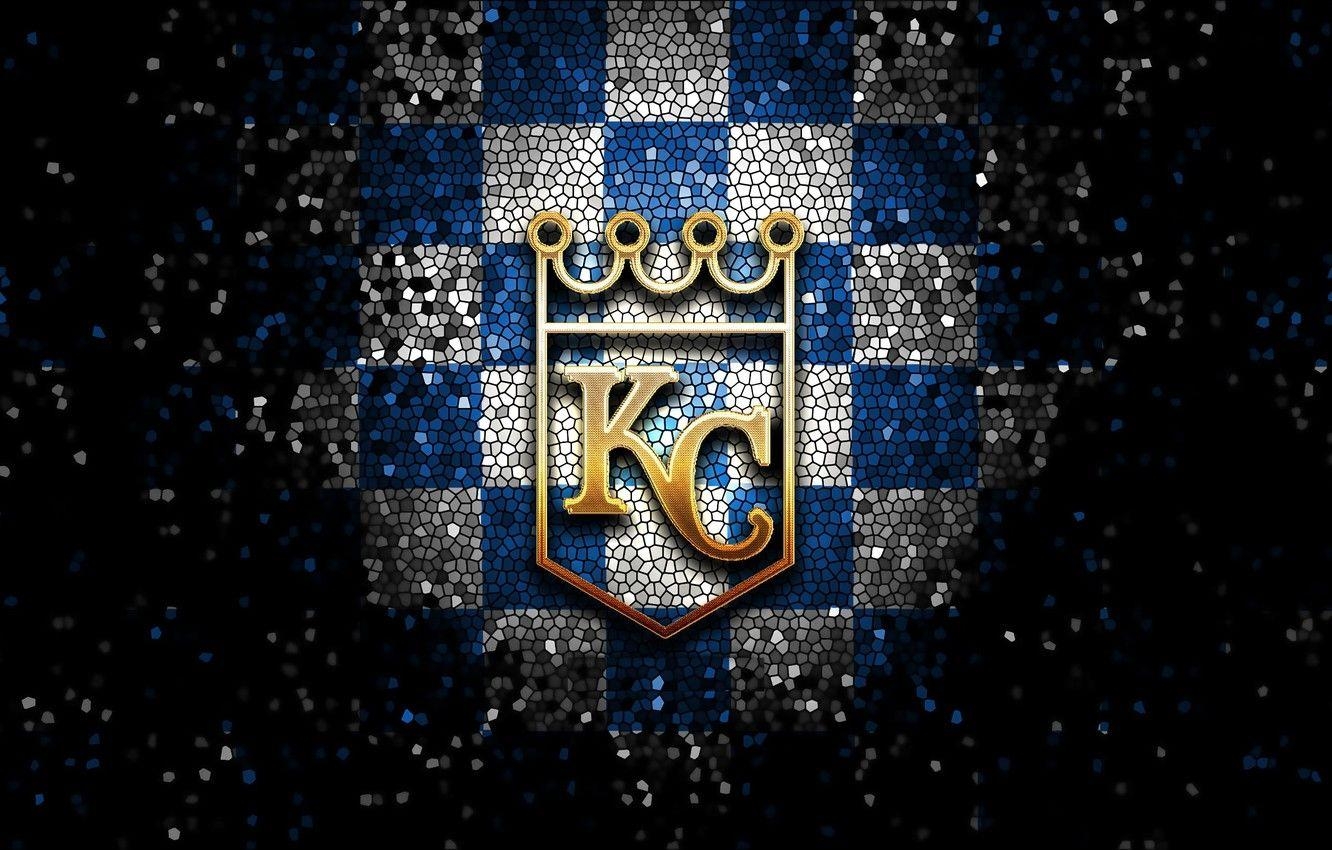 Kansas City Royals, Baseball, MLB, Glitzer, Sportlogo, 1340x850 HD Desktop