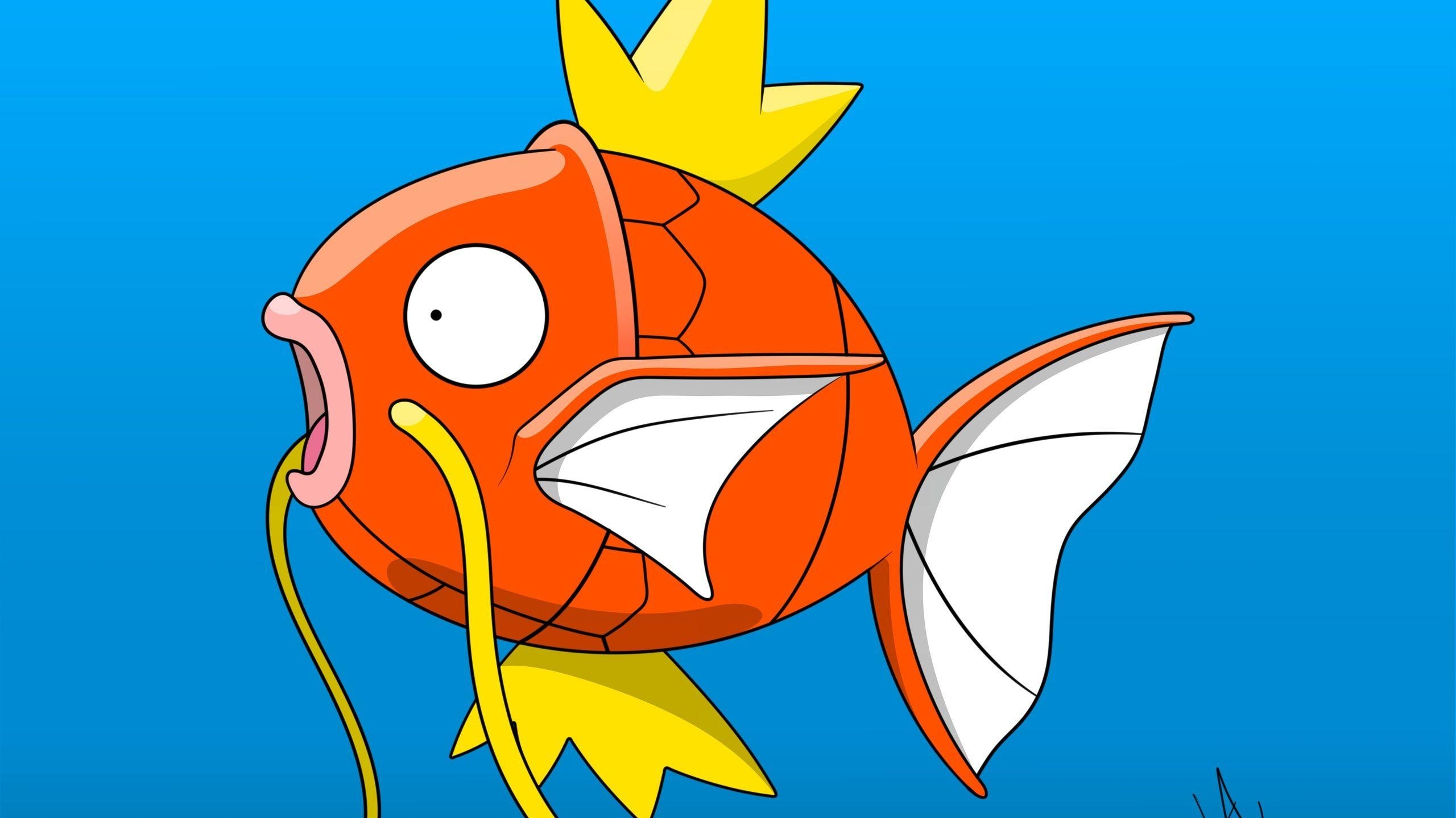 Magikarp Pokémon, Desktop, Anime, HD, Hintergrund, 2560x1440 HD Desktop