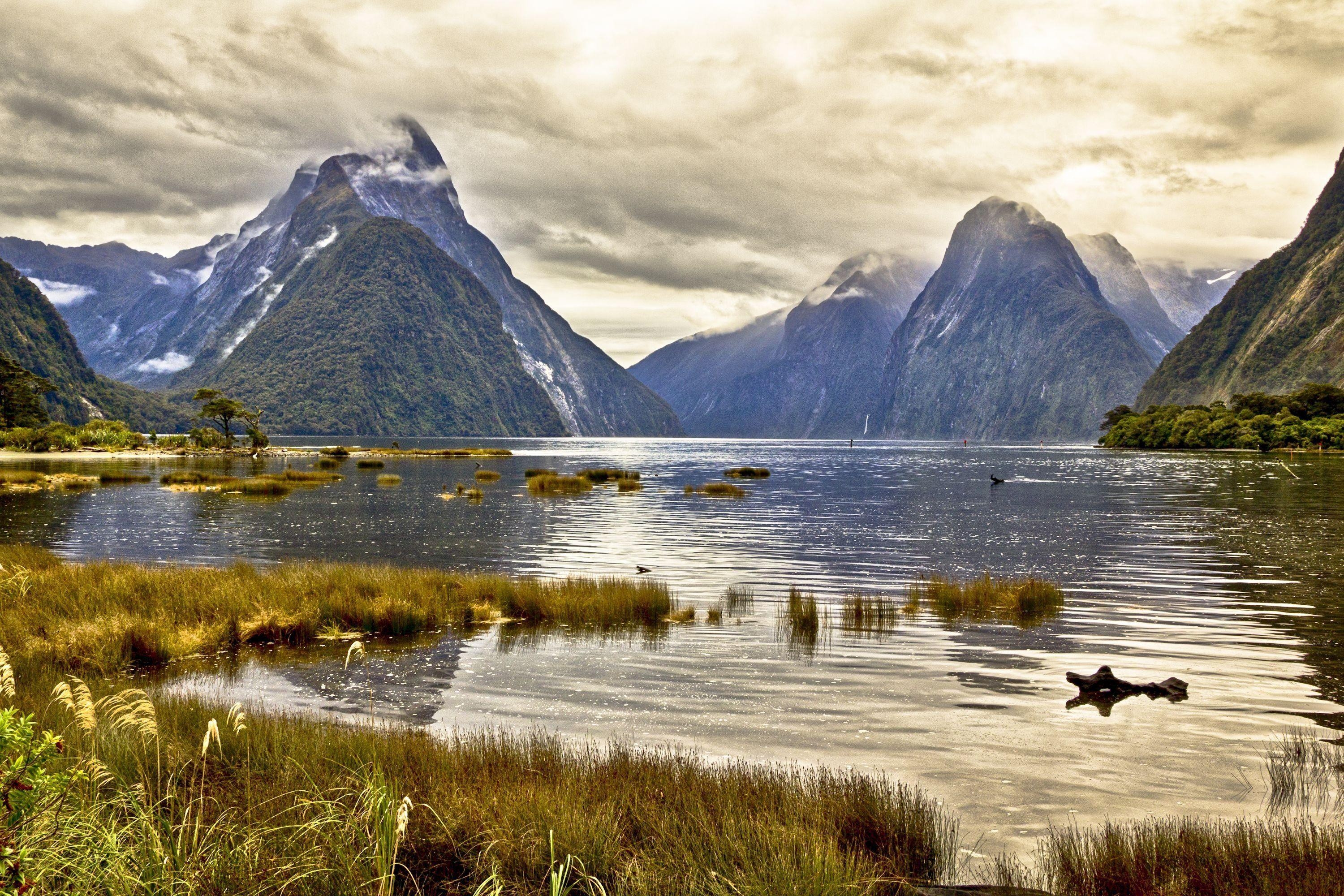 Milford Sound, Teich, Berglandschaft, HD, Mobil, 3000x2000 HD Desktop