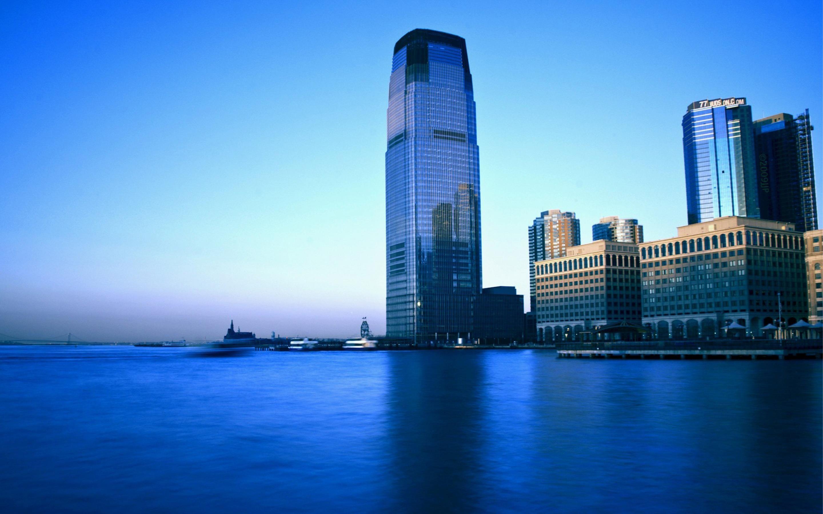 Jersey City, Bild, Hintergrund, Metropole, USA, 2880x1800 HD Desktop