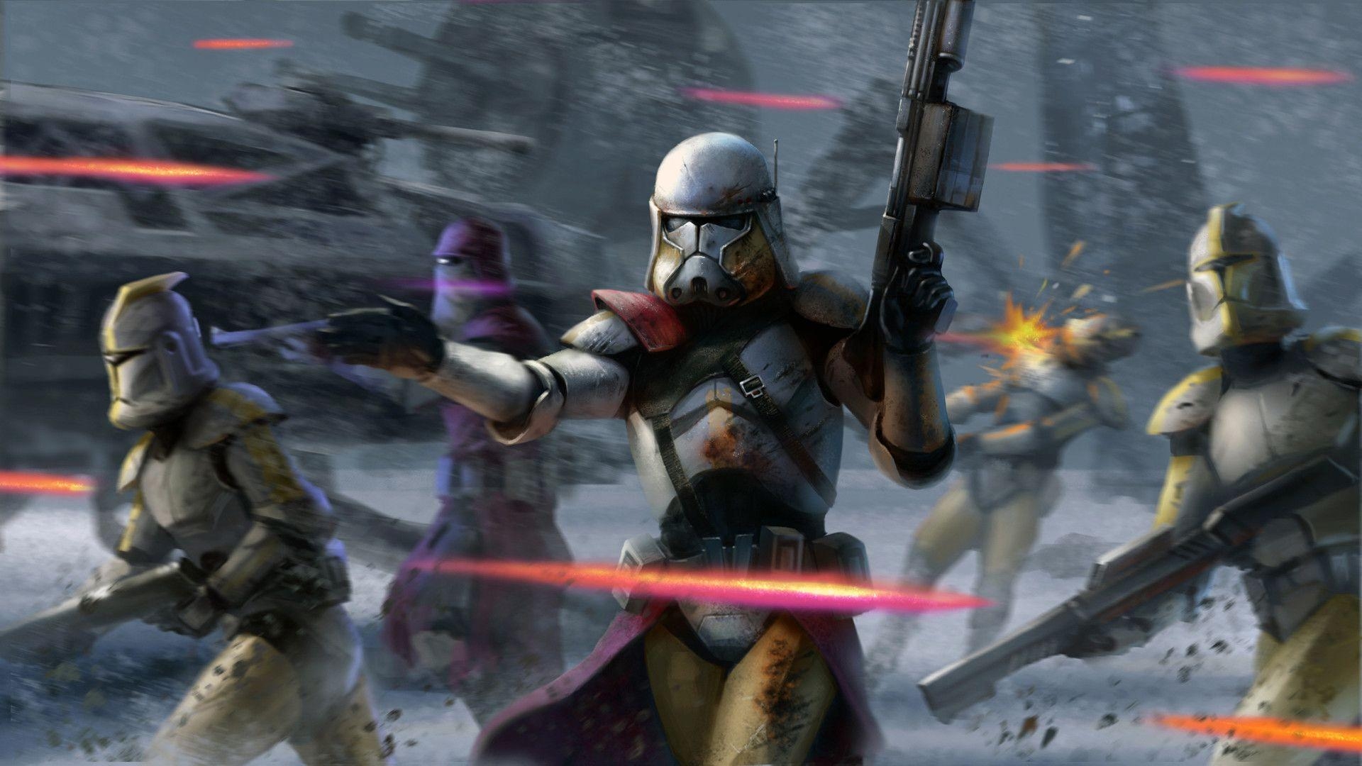 Clone Wars, Star Wars, Bild, Cartoon, Film, 1920x1080 Full HD Desktop