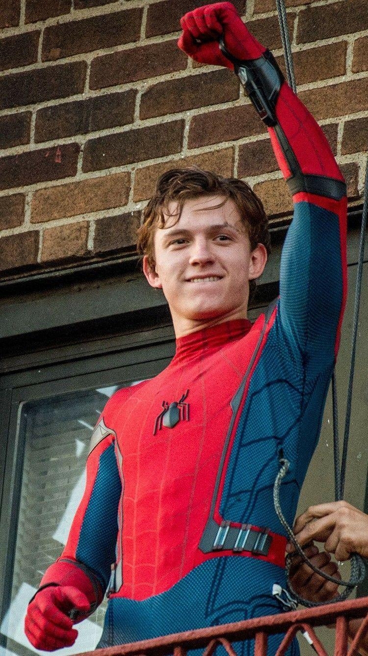 Peter Parker, Tom Holland, Spider-Man, Marvel, Superheld, 750x1340 HD Handy